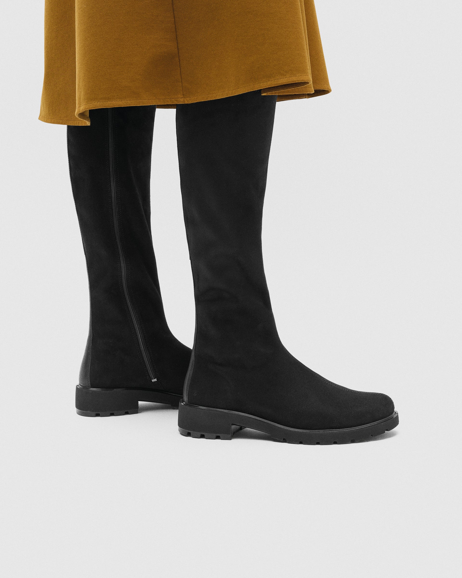 Damskie tekstylne kozaki ECCO® METROPOLE VIENNA - Czarny - Lifestyle image-1