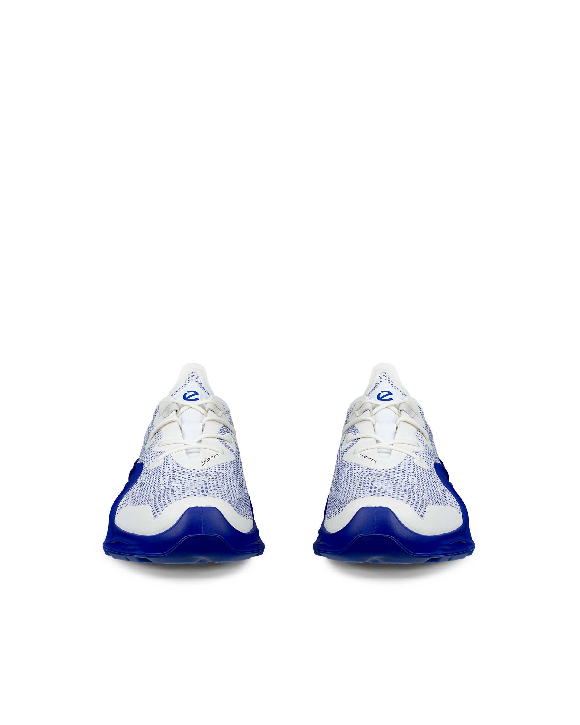 ECCO® Cozmo sandale en cuir deux brides pour femme - Bleu - Front pair