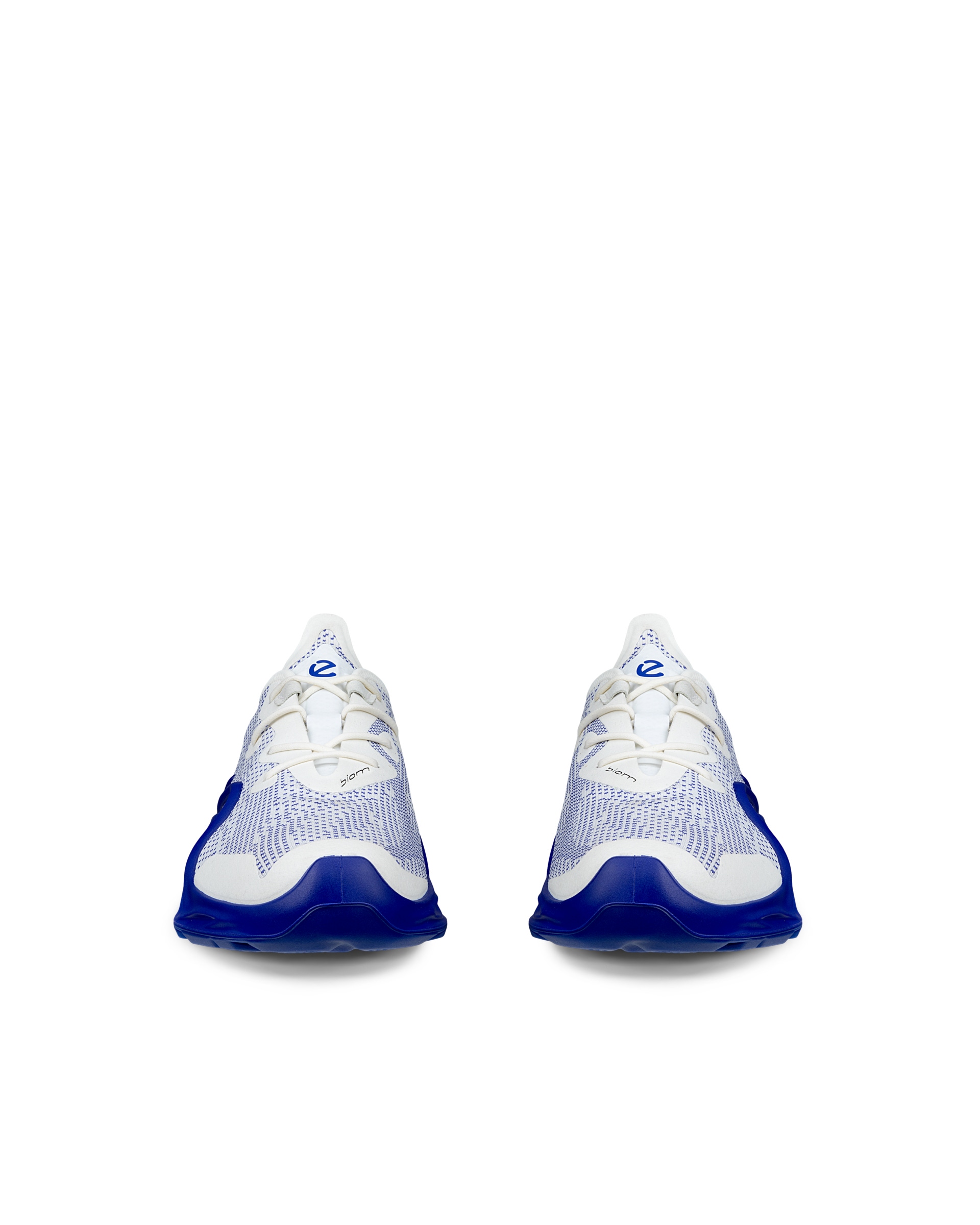 ECCO® Cozmo sandale en cuir deux brides pour femme - Bleu - Front pair