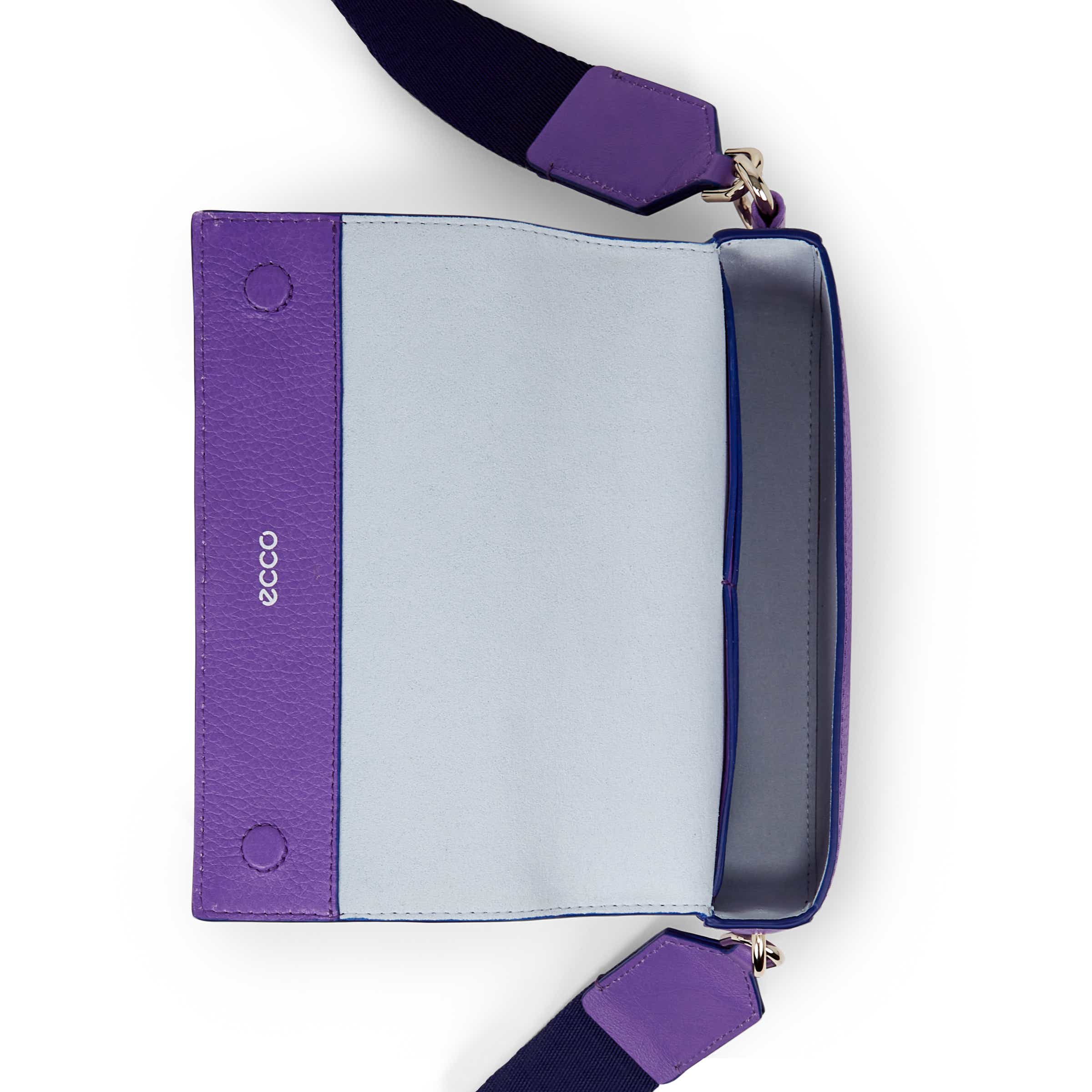 ECCO® Phone Bag Leather Crossbody Bag - Purple - Birdeye