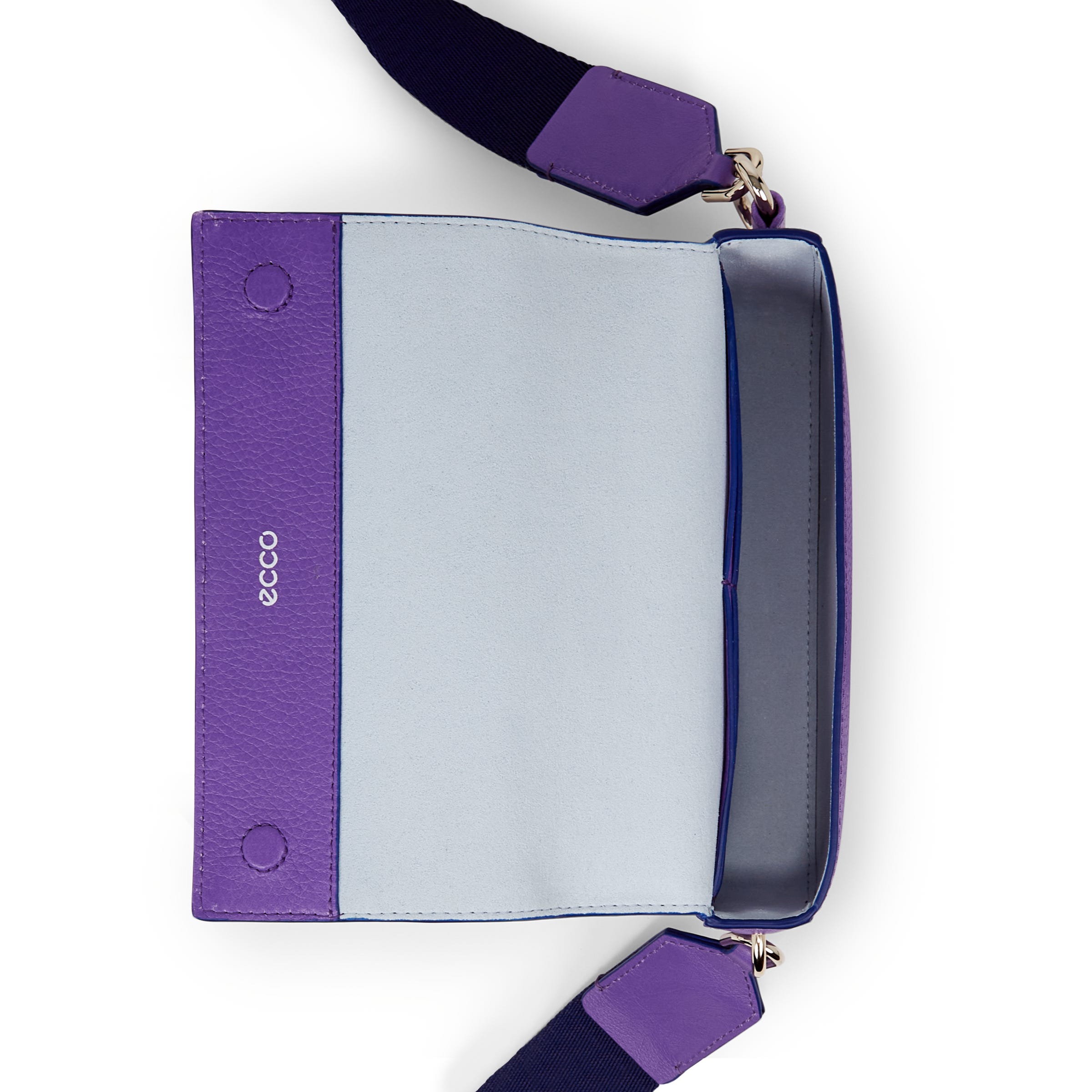 ECCO® Phone Bag Leather Crossbody Bag - Purple - Birdeye