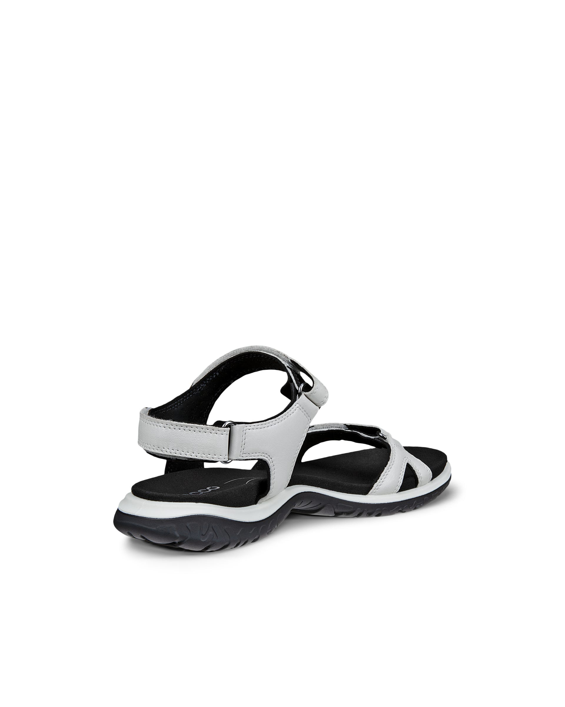 Women's ECCO® Offroad Roam Leather Walking Sandal - White - Back