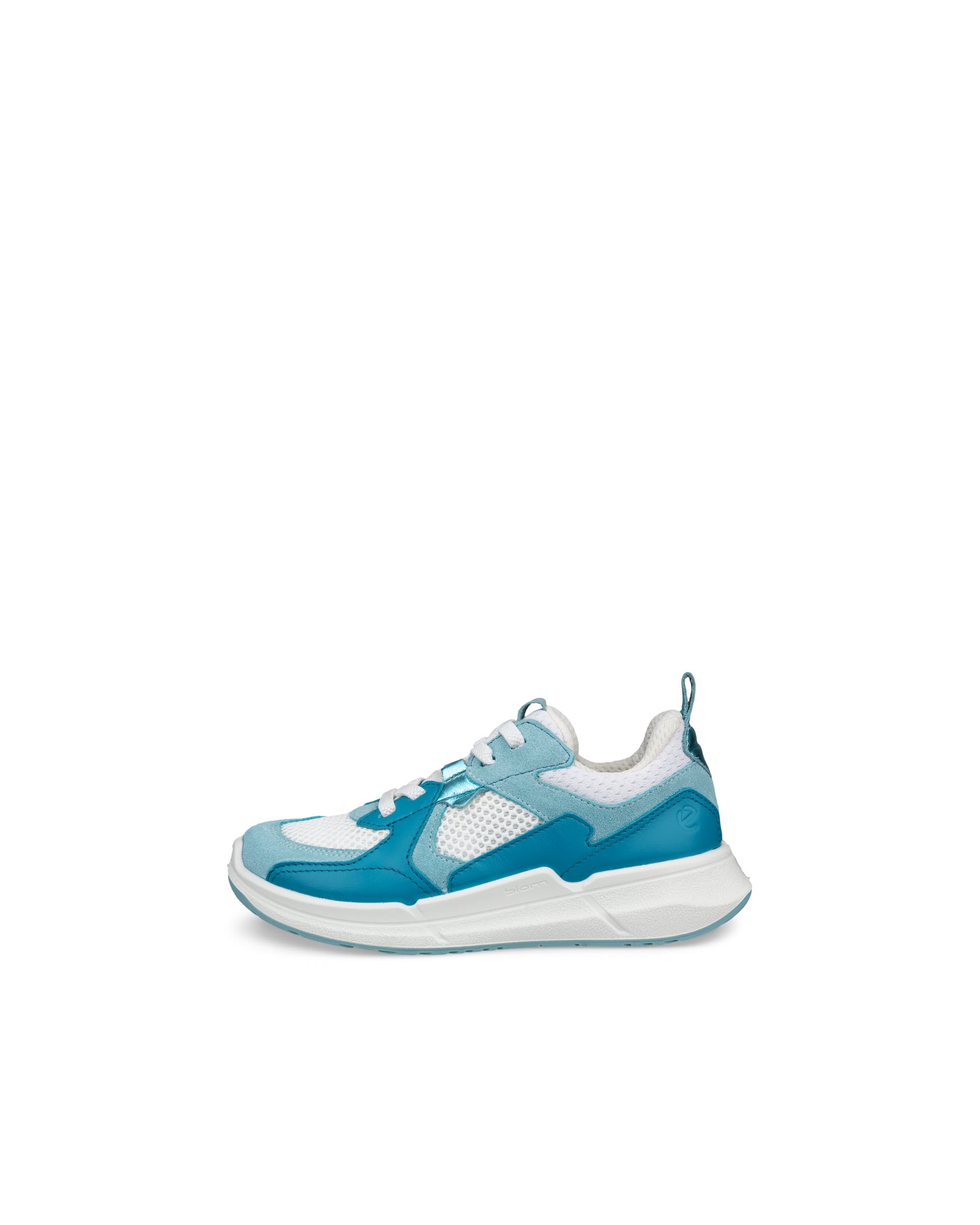 Kids' ECCO® BIOM 2.2 Leather Sneaker - Blue - Outside
