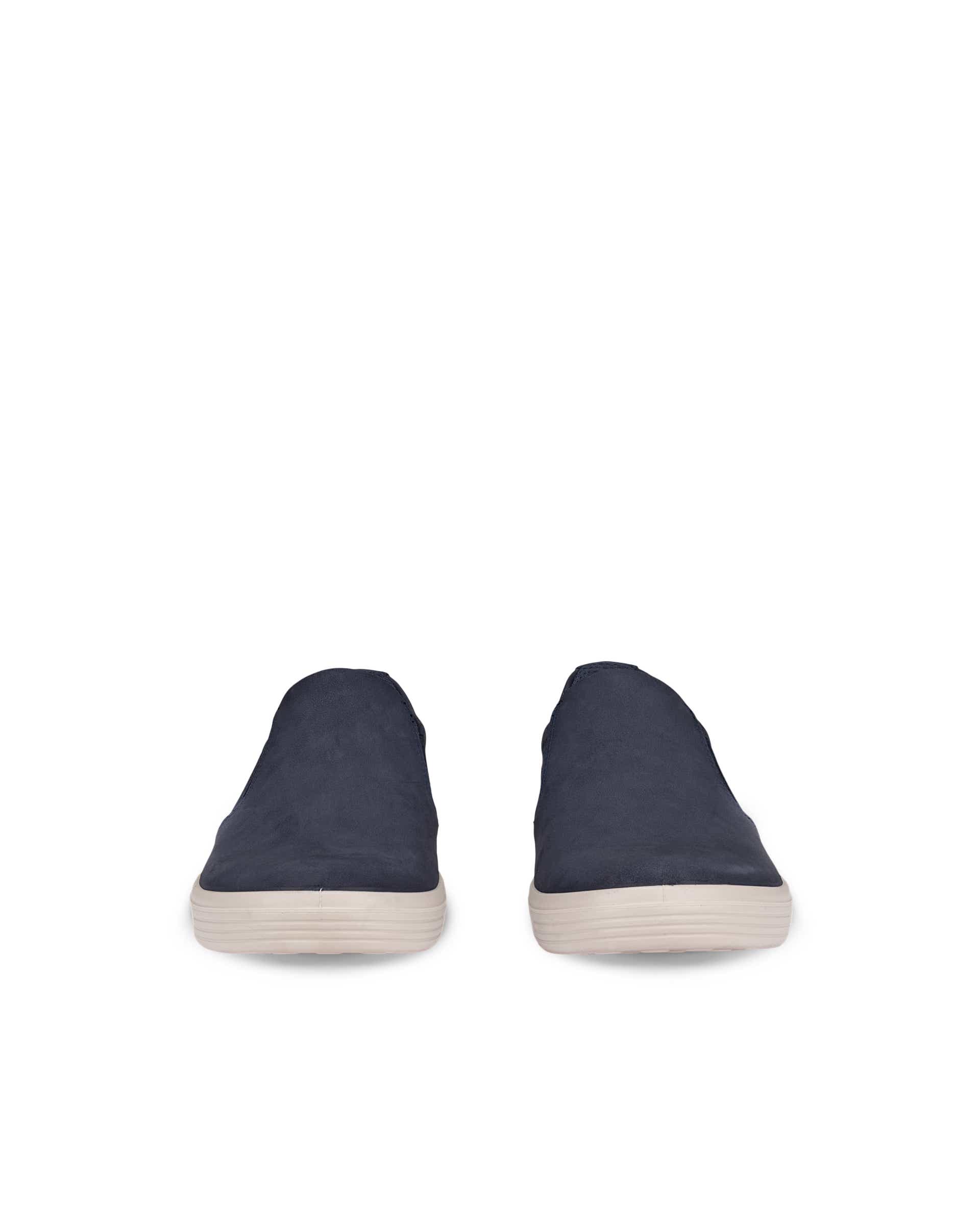 Dámské nubukové nazouvací tenisky ECCO® CLASSIC SNEAKER - Modrá - Front pair