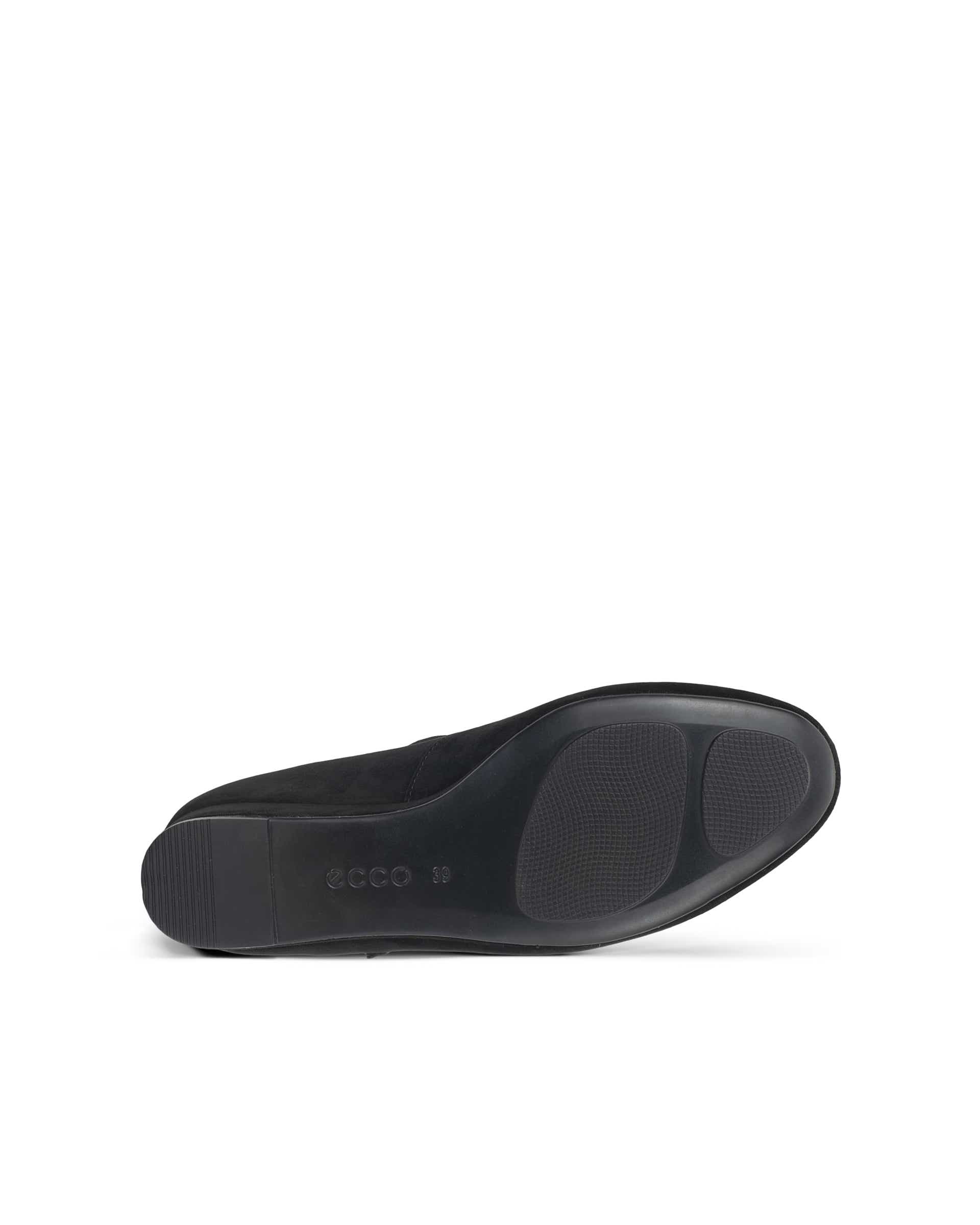 ECCO® ELEVATE WEDGE babies daim pour femme - Noir - Sole