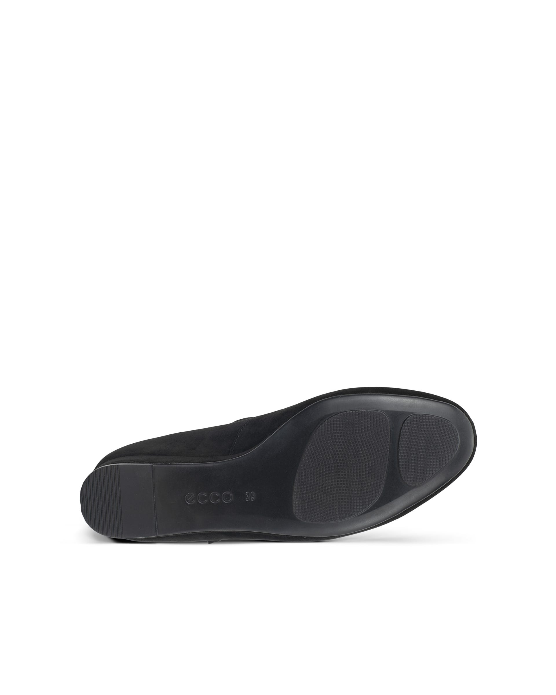 ECCO® ELEVATE WEDGE babies daim pour femme - Noir - Outside