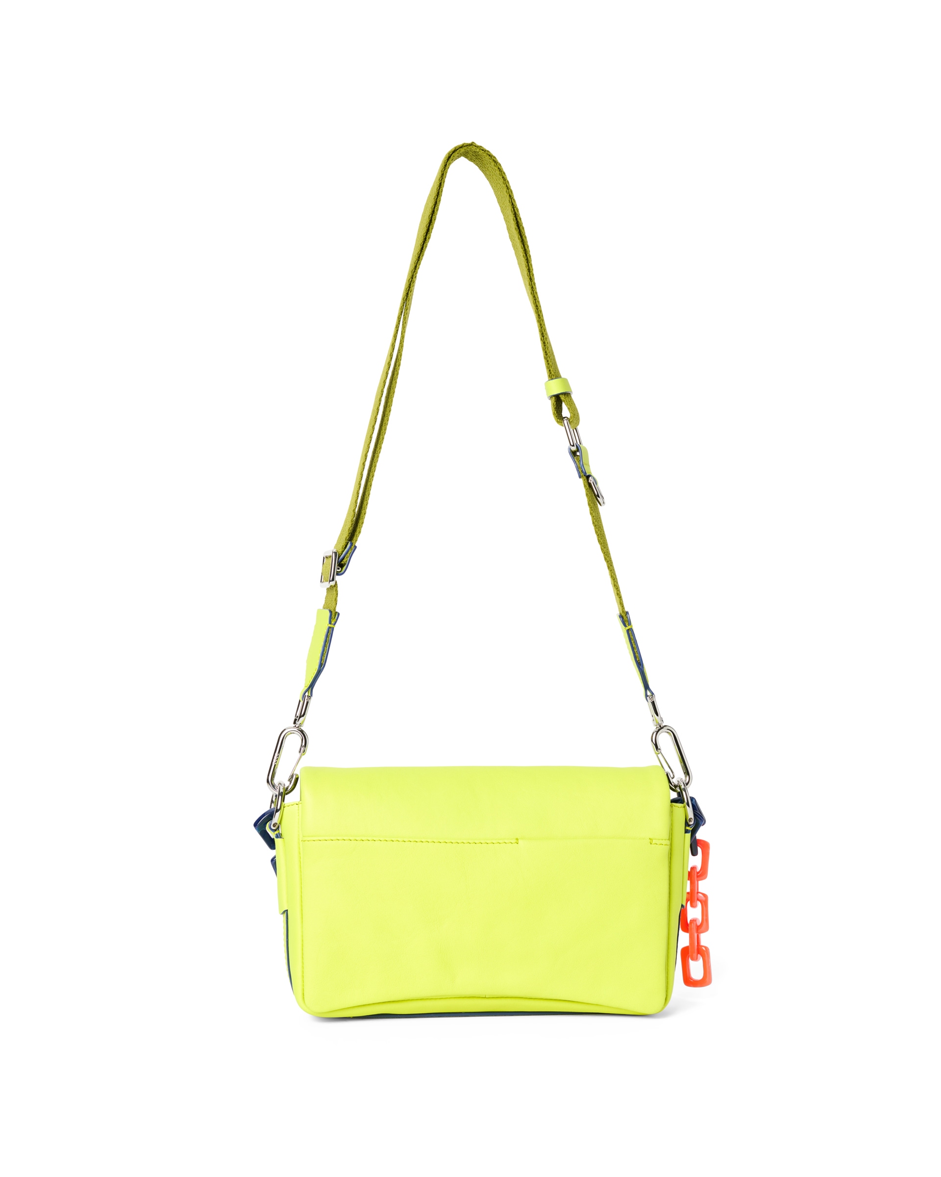 Kožená crossbody kabelka ECCO® Pinch - Zelená - Back