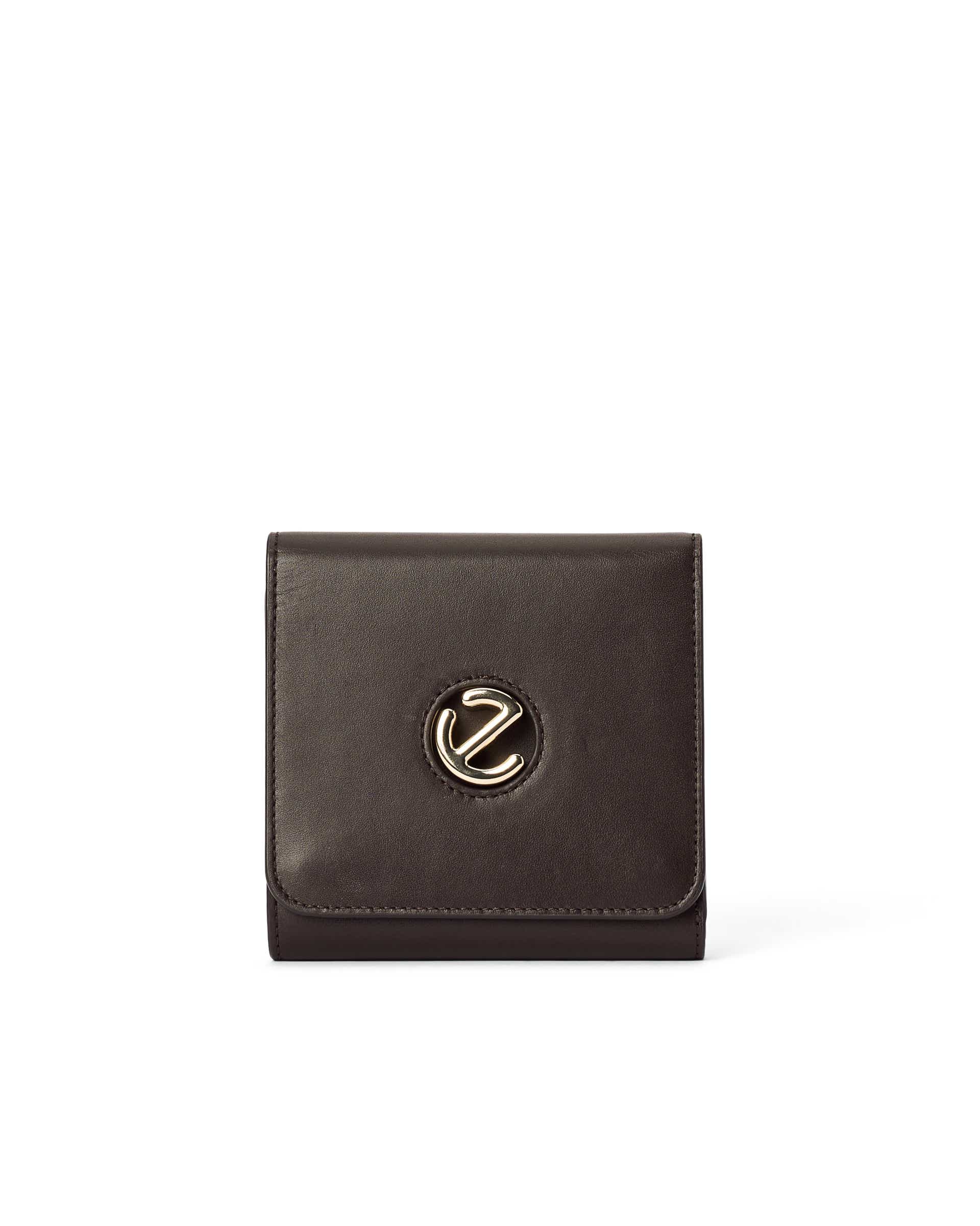 ECCO® WALLET E WAVE LOCK lille taske i læder til damer - Brun - Main