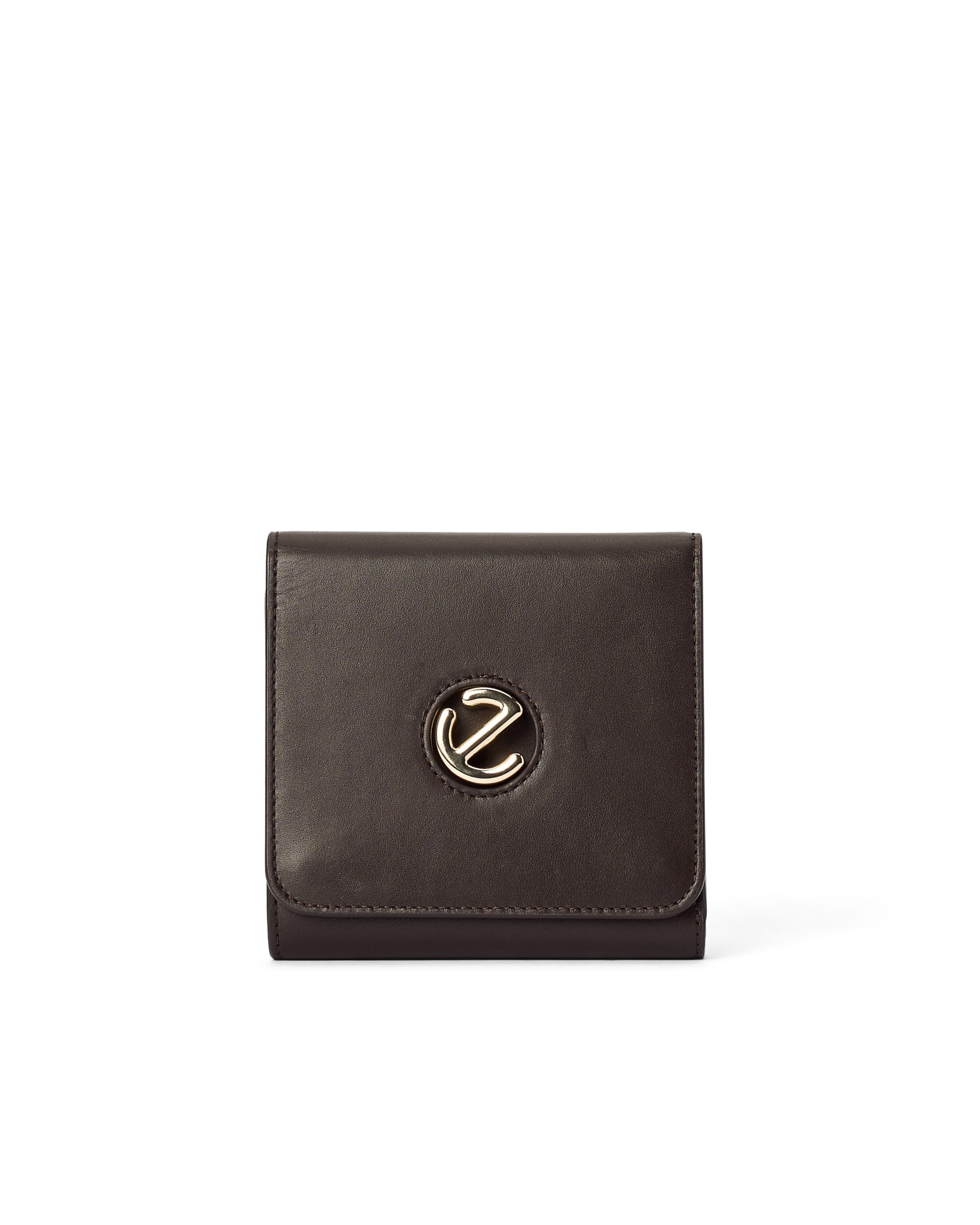 ECCO® WALLET E WAVE LOCK lille taske i læder - Brun - Main
