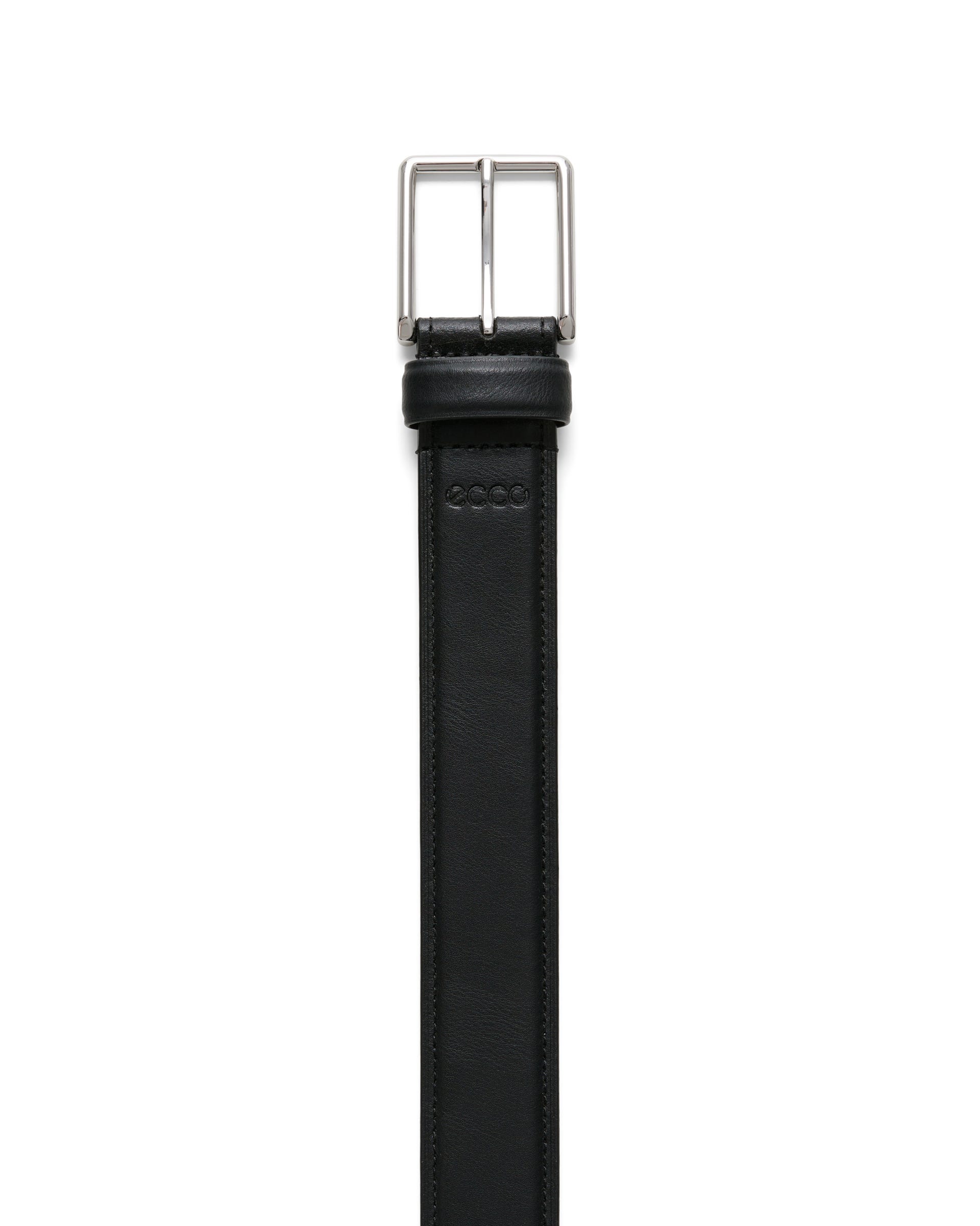 ECCO® ESSENTIAL heren leren riem - Zwart - Main
