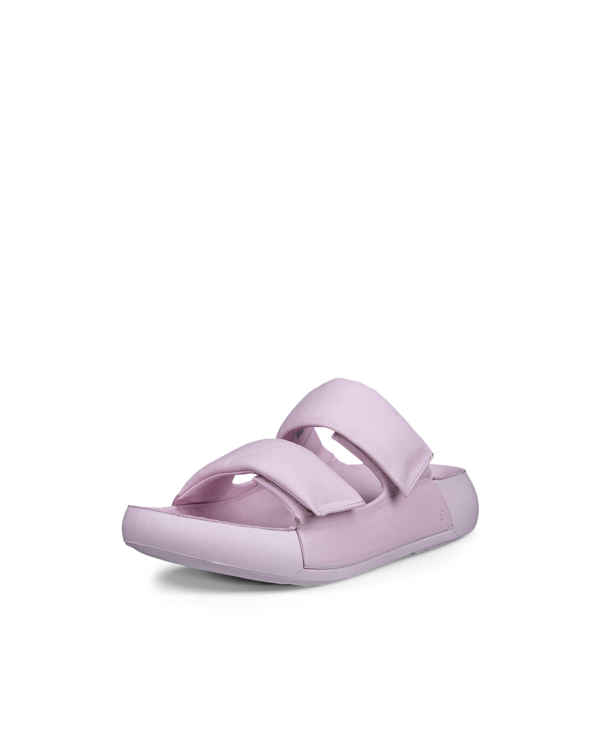ECCO Cozmo PF ウィメンズ レザーサンダル - ピンク - Main