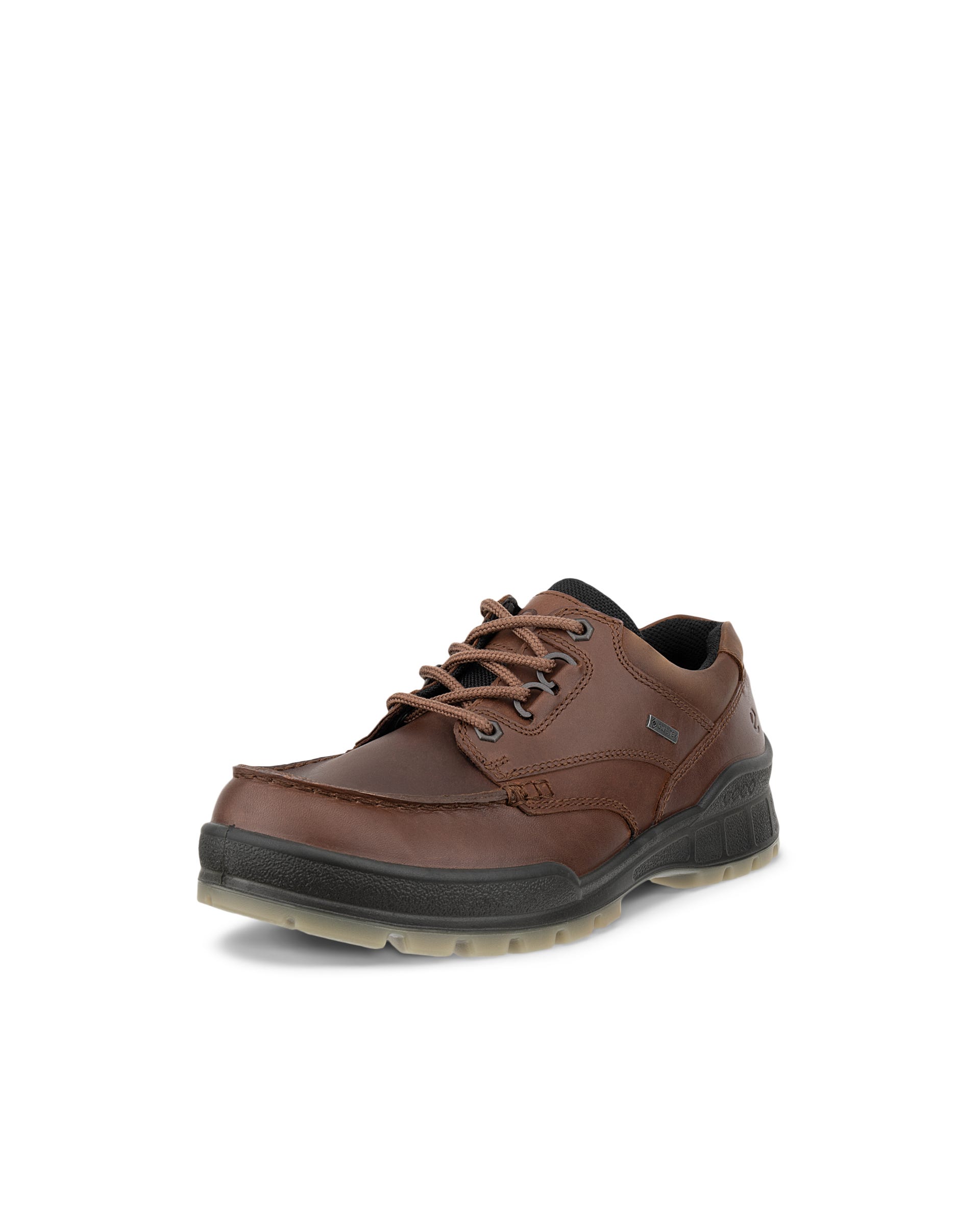 Men's ECCO® Track 25 Leather Gore-Tex Moc-Toe Shoe - Brown - Main