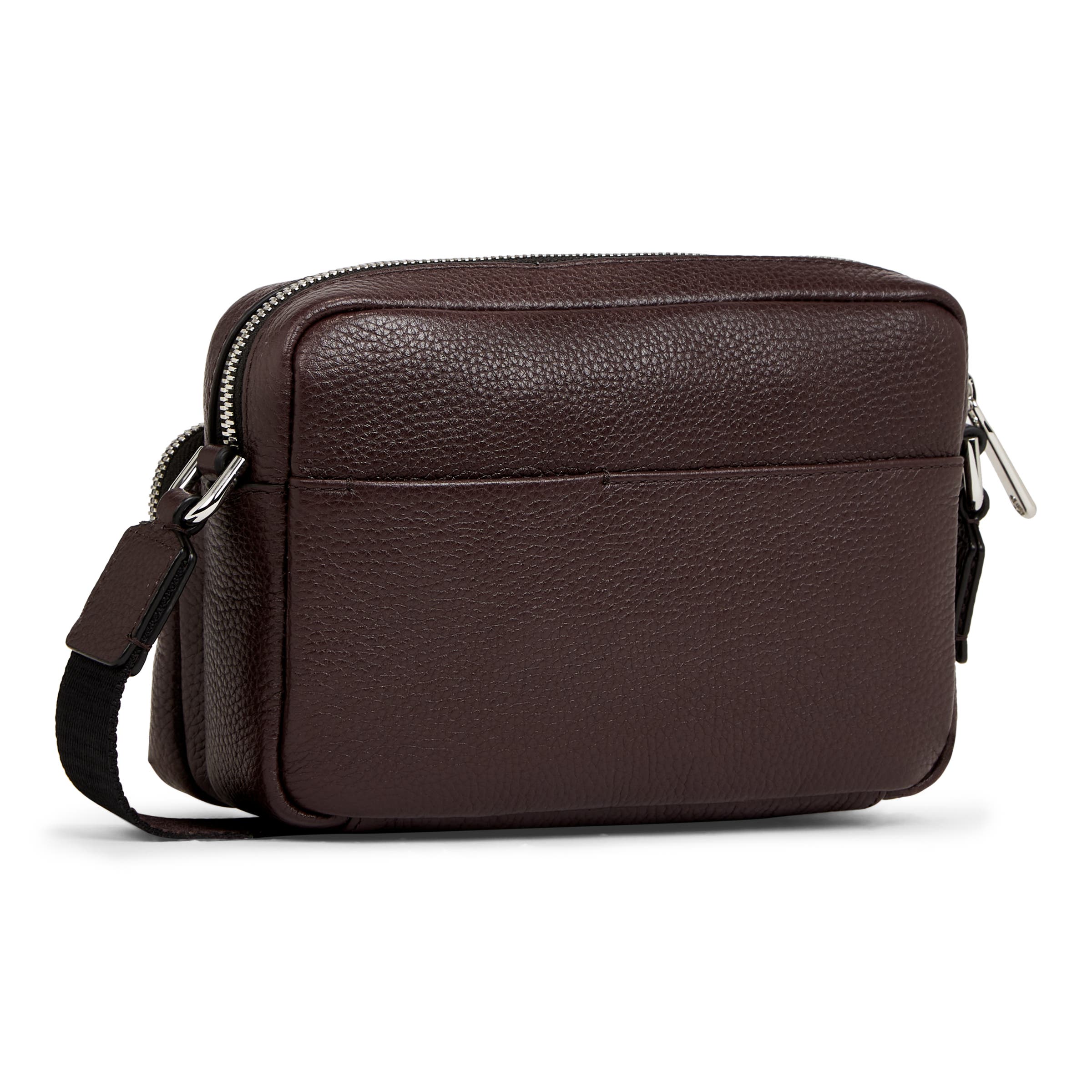 ECCO® Camera Bag Leather Camera Bag - Brown - Back