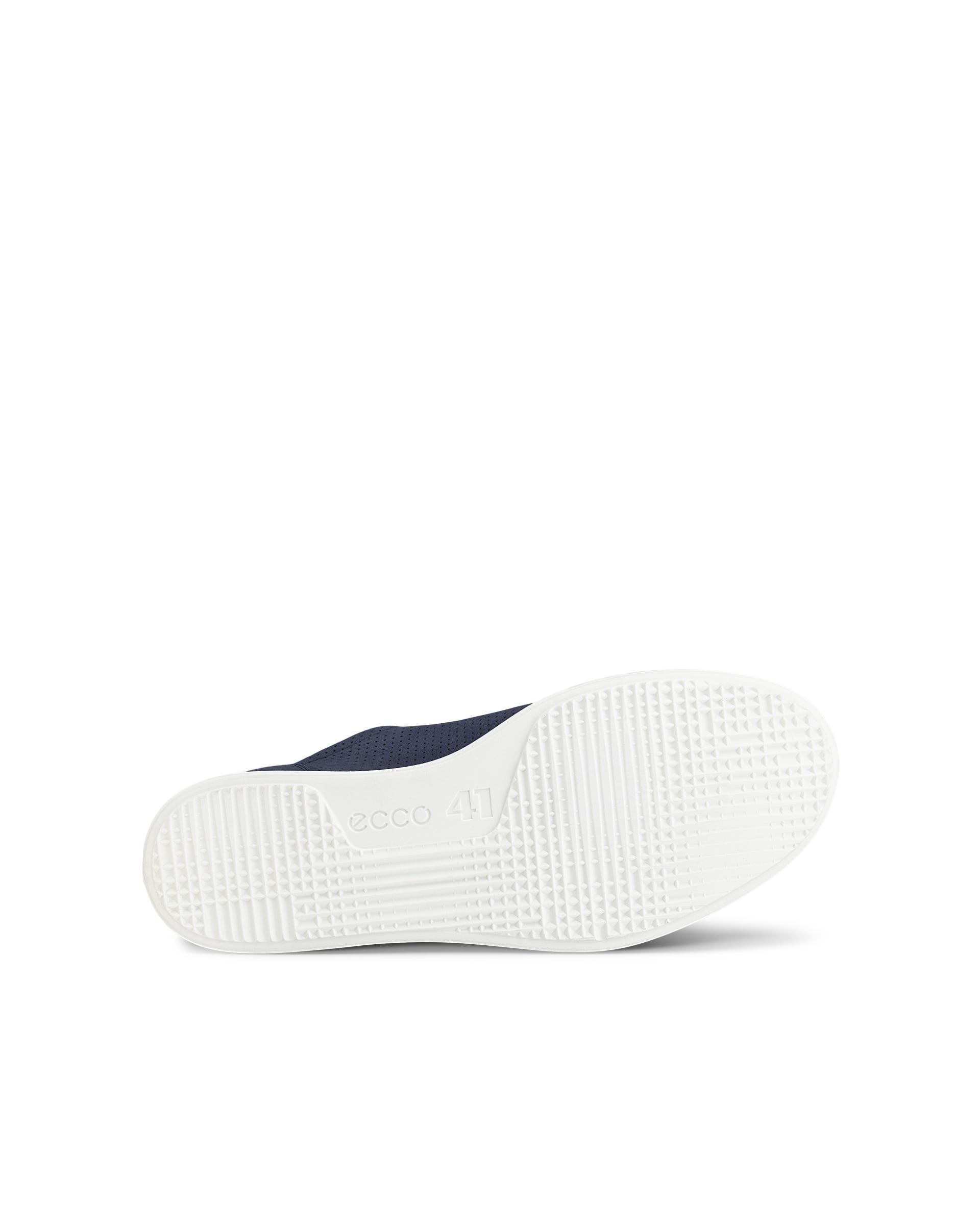 Męskie sznurowane buty z nubuku ECCO® TRAVEL - Niebieski - Outside