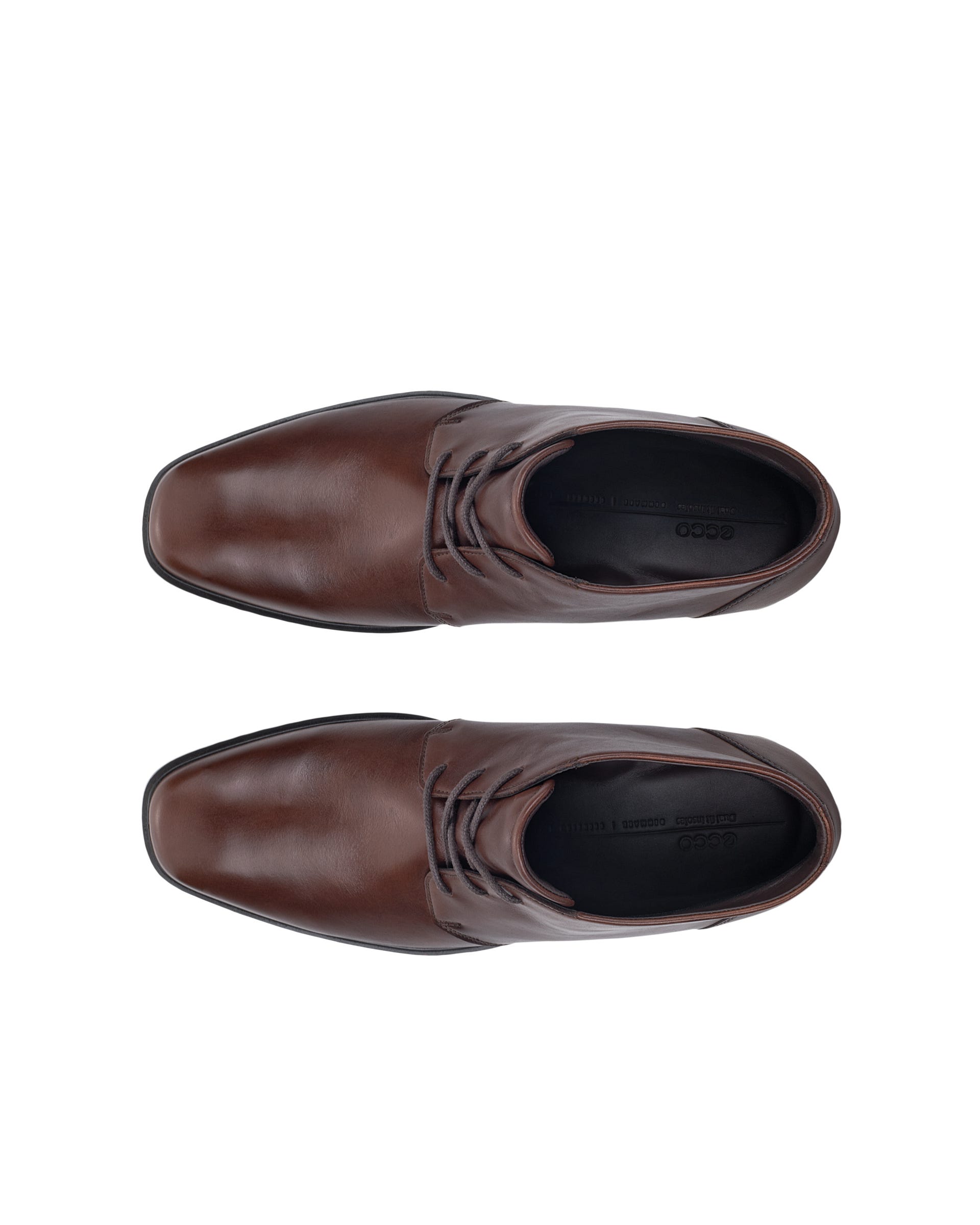 Men's ECCO® METROPOLE MILAN Leather Waterproof Lace-Up Boot - Brown - Outside
