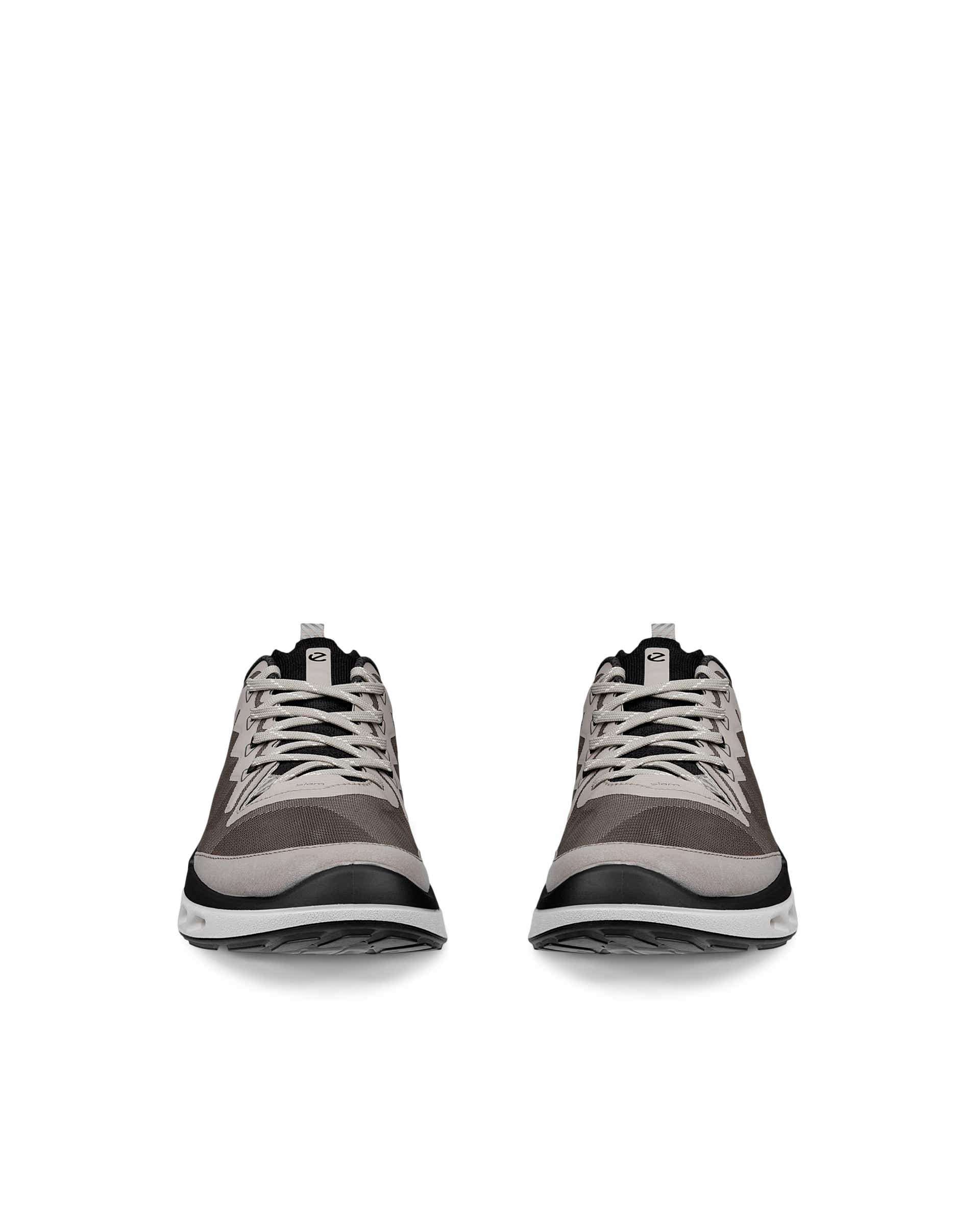 ECCO® BIOM 720 BREATHRU baskets en toile pour homme - Gris - Front pair