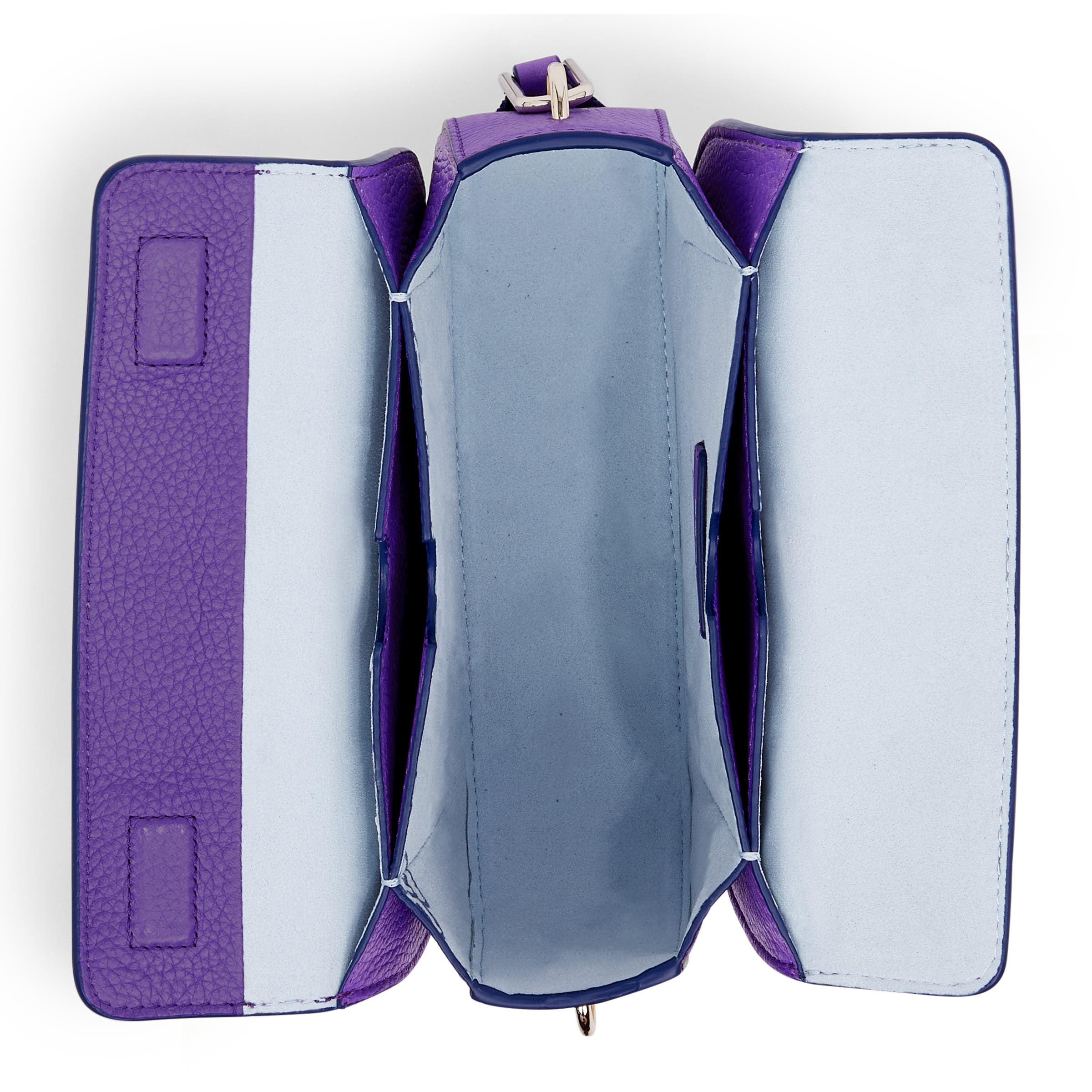 ECCO® Saddle Leather Crossbody Bag - Purple - Birdeye