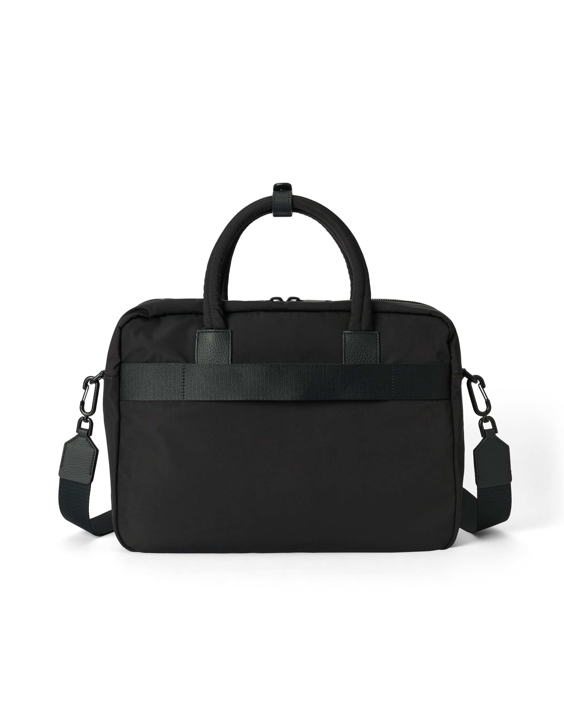 ECCO® Voyager kožna torba za prijenosno računalo - Crna - Back