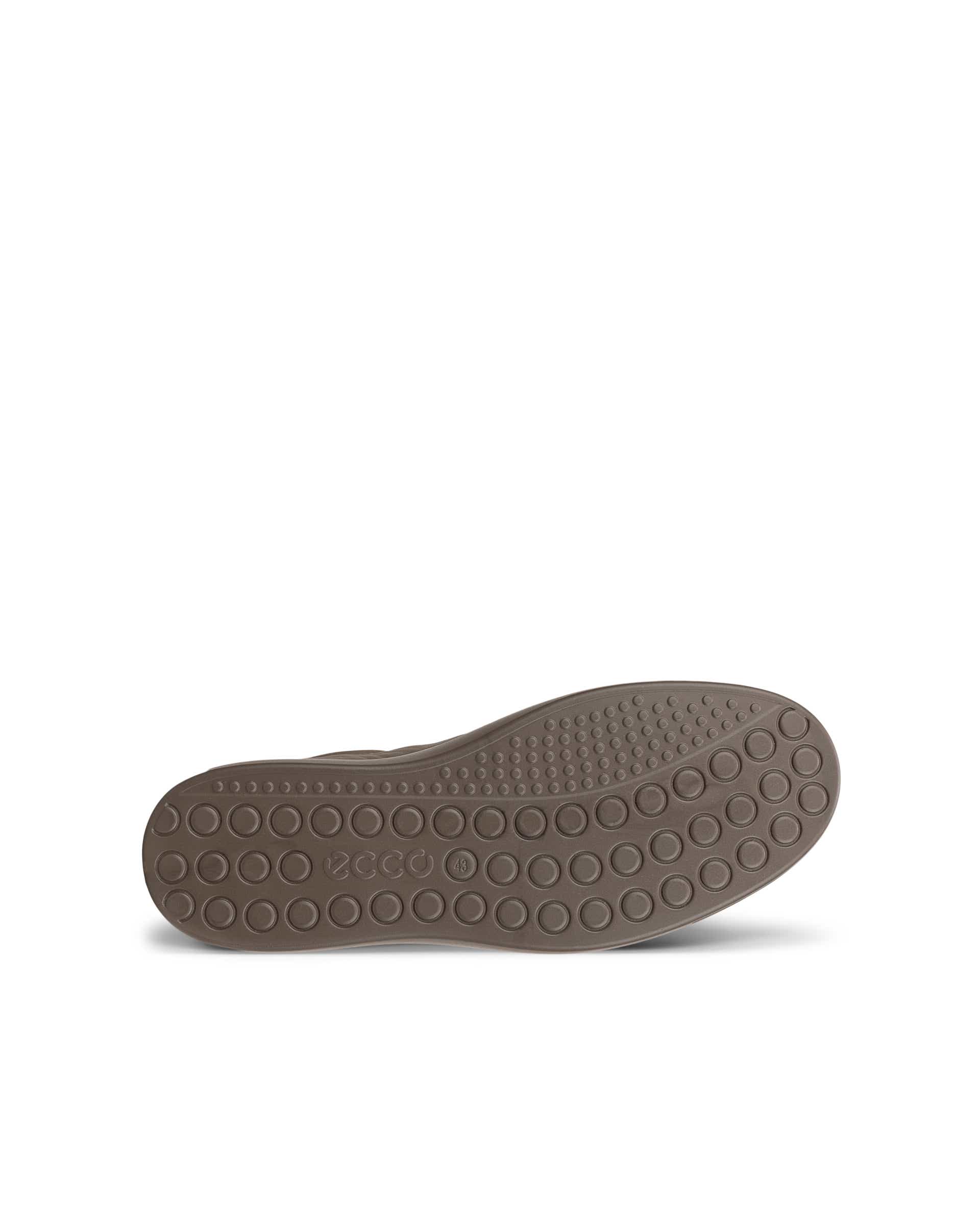 ECCO® SOFT CLASSIC sneakers i læder til herrer - Grå - Sole