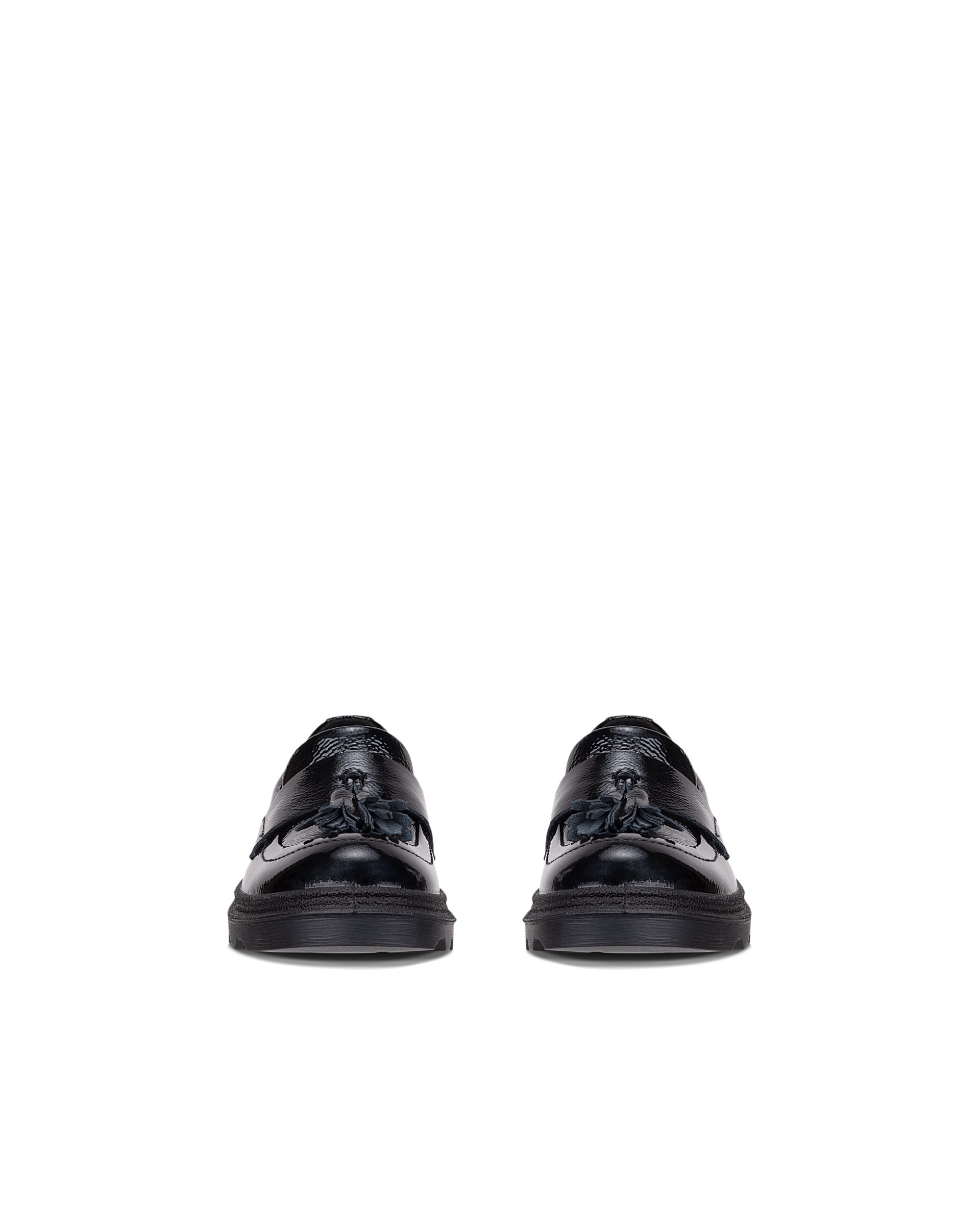ECCO® GRAINER K mocassins en cuir pour enfant - Noir - Outside