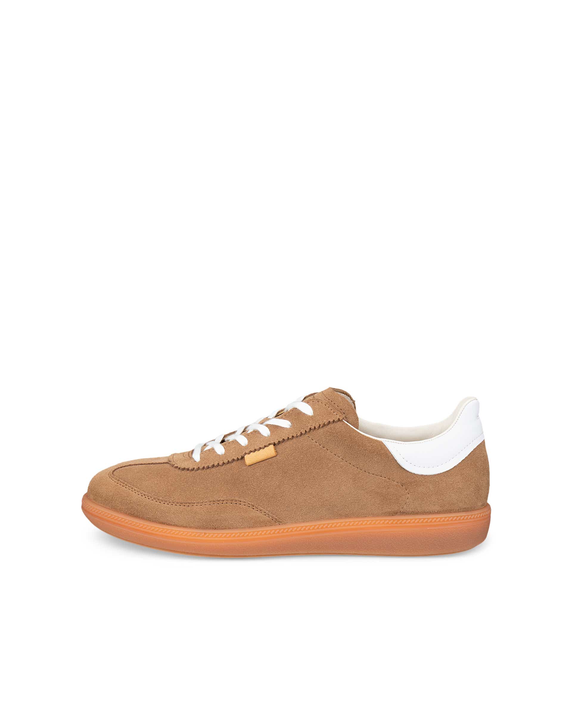 ECCO® SOFT 11 dames suède sneaker - Bruin - Outside