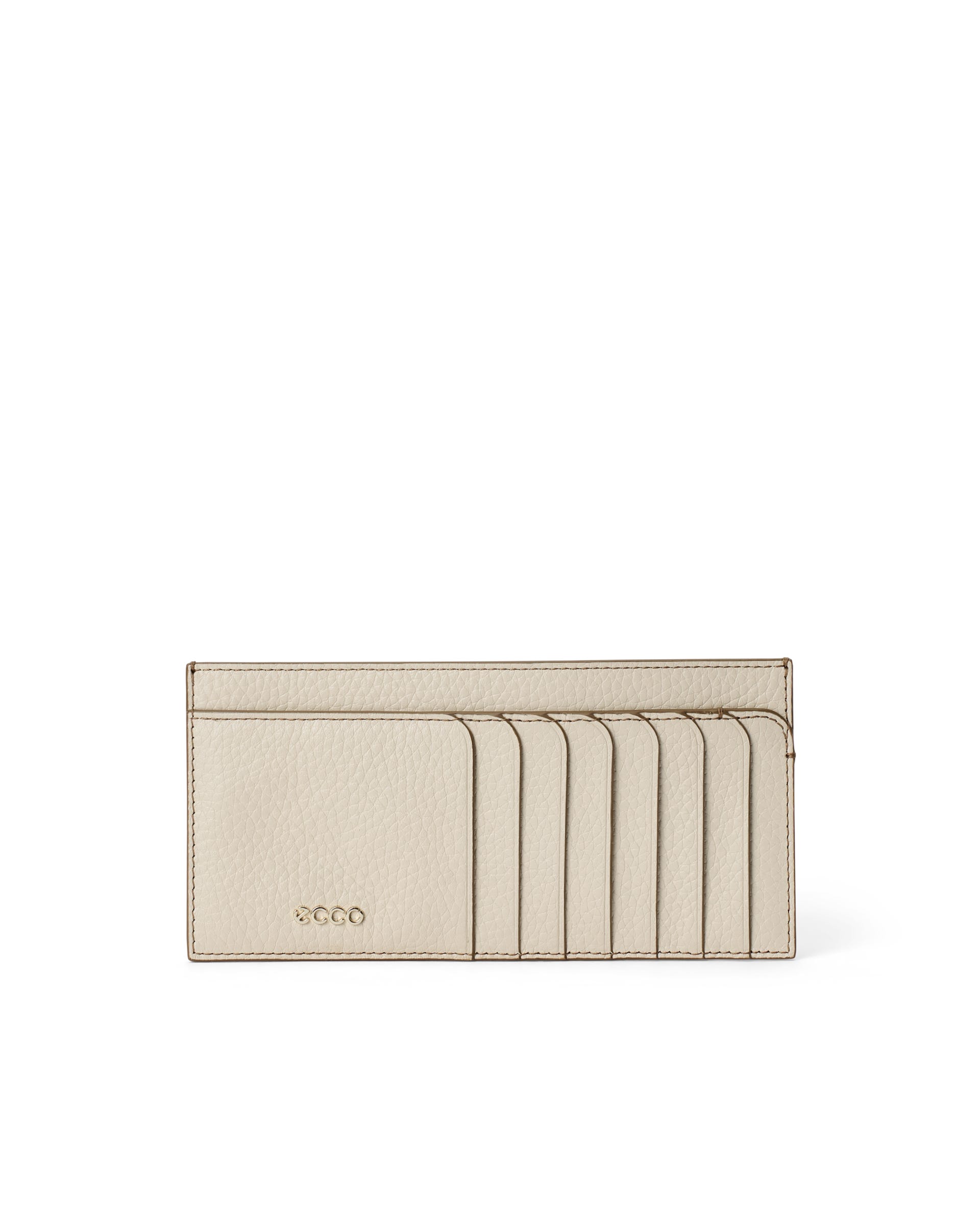 ECCO® Small Leather Wallet - Beige - Main