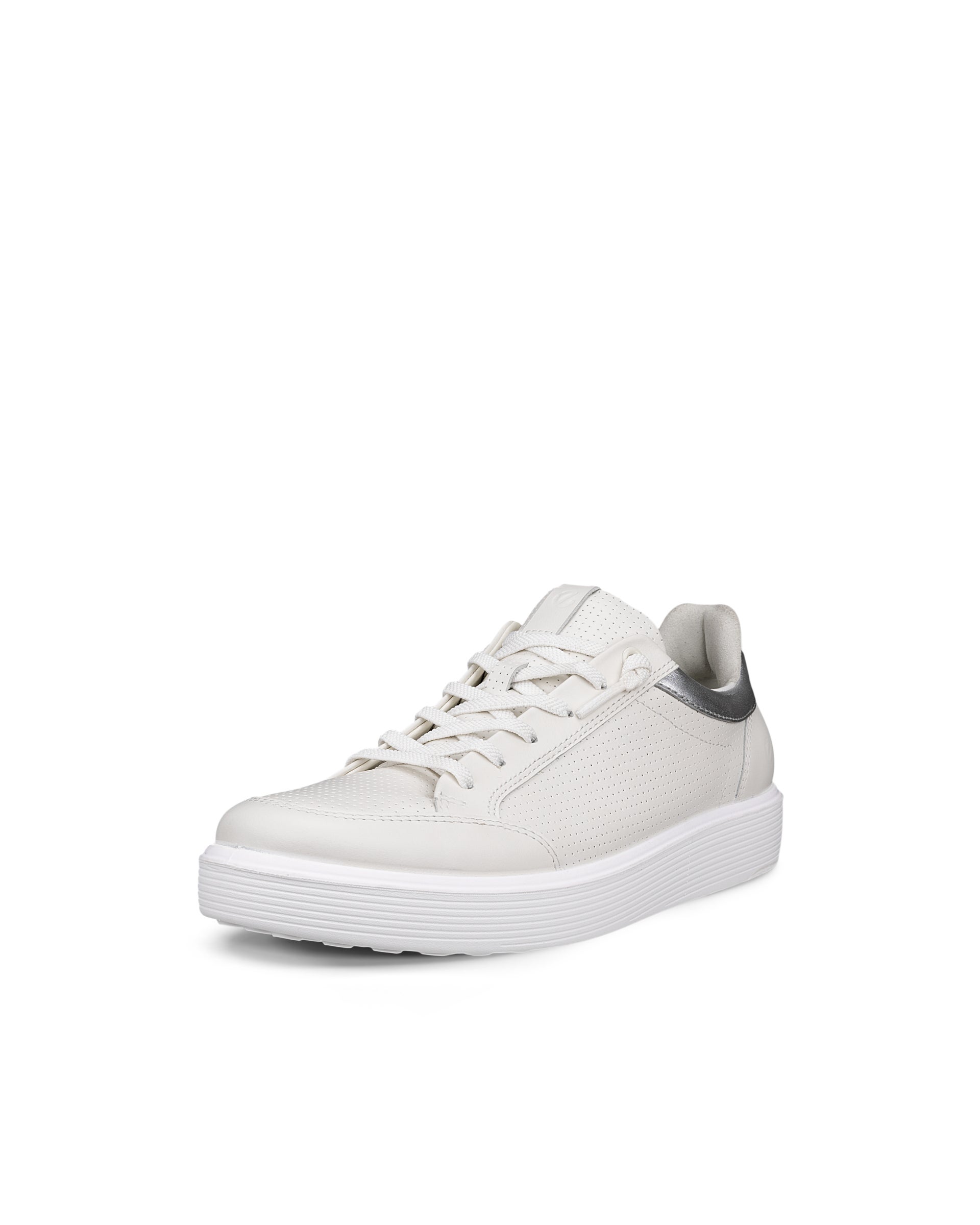 ECCO® Soft 60 baskets en cuir pour femme - Blanc - Main