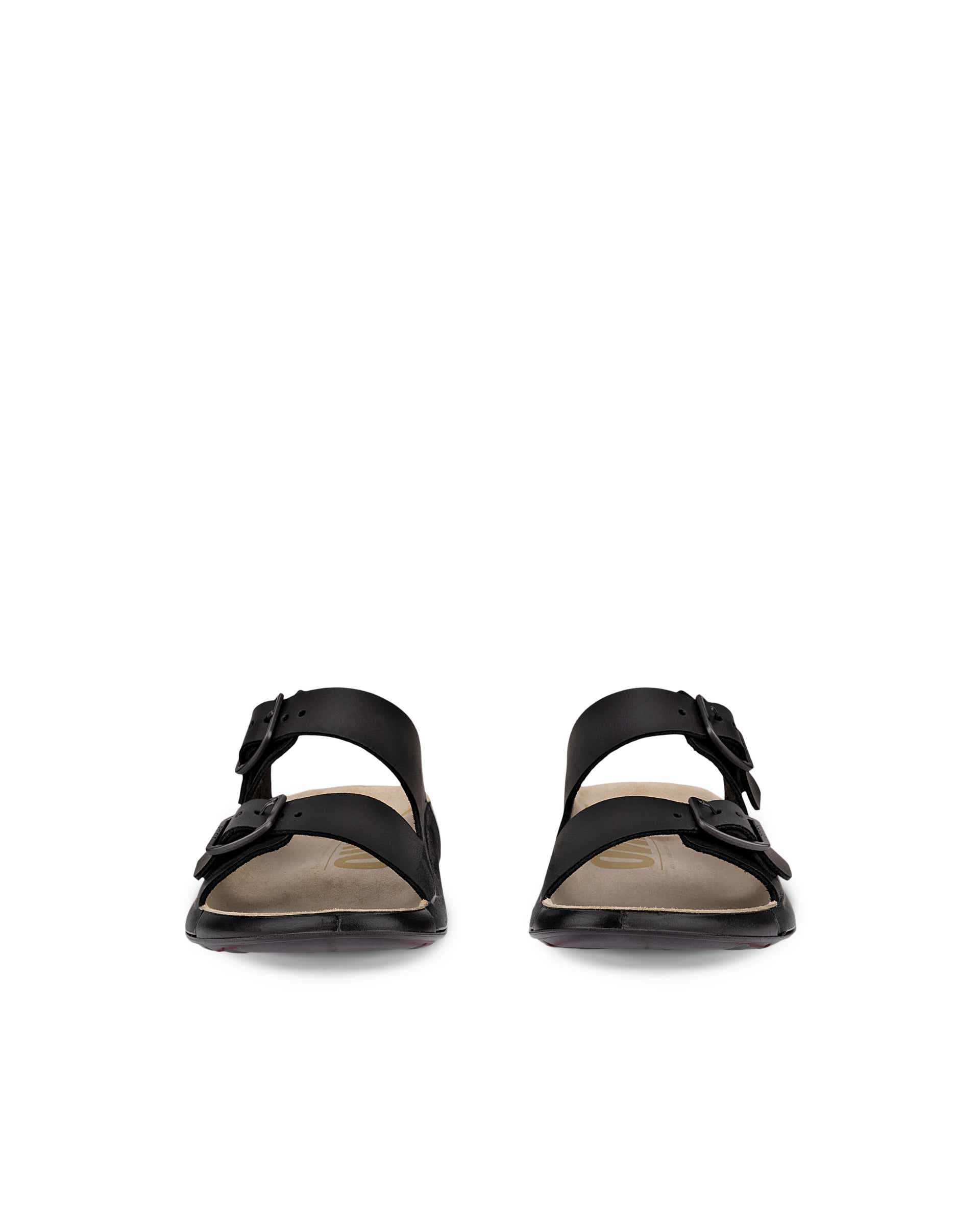 Dámské nubukové páskové sandály ECCO® COZMO - Černá - Front pair