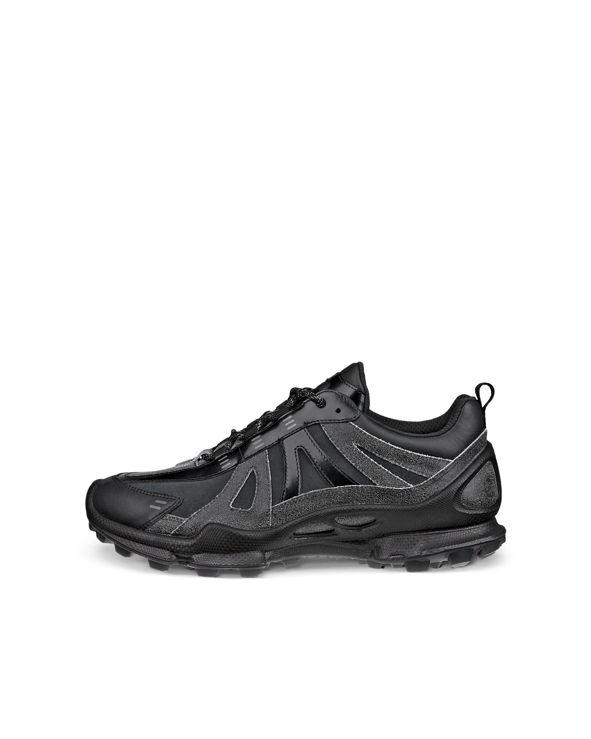 ECCO BIOM C Trail メンズ レザーアウトドアスニーカー - ブラック - Outside
