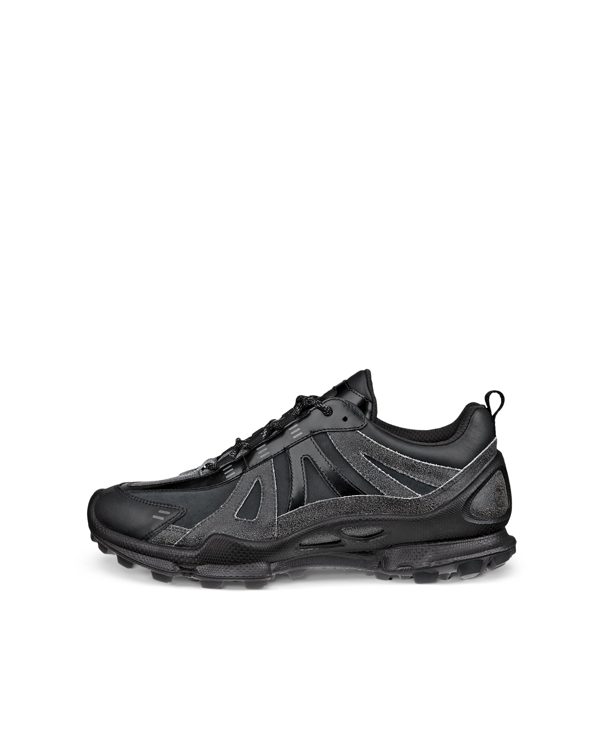 ECCO BIOM C Trail メンズ レザーアウトドアスニーカー - ブラック - Outside