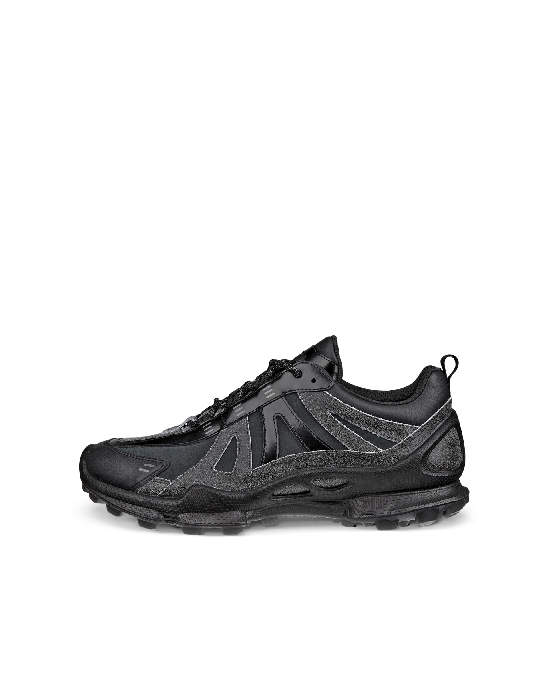 ECCO® BIOM C-Trail baskets de plein air en cuir pour homme - Noir - Outside