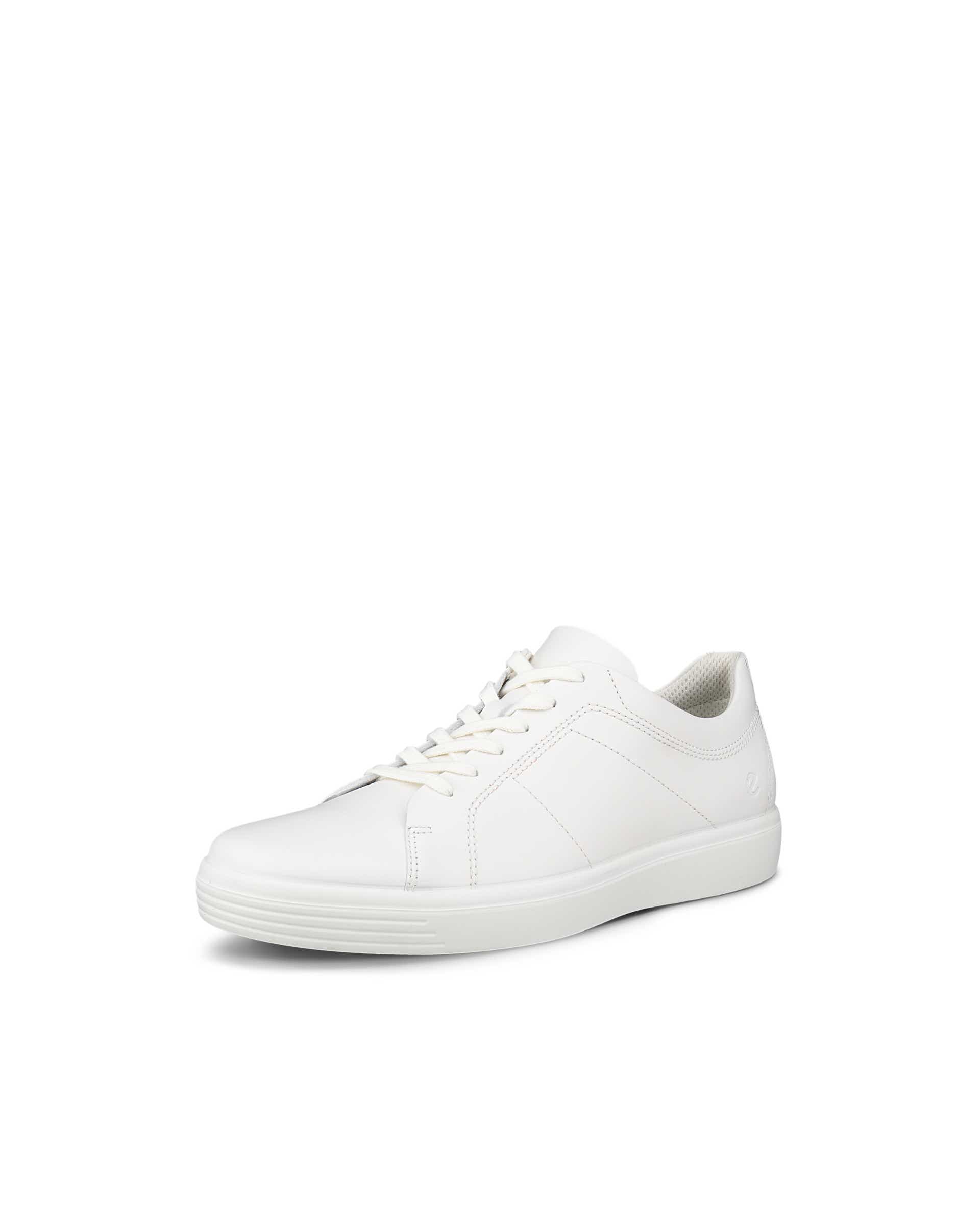 Zapatillas de piel ECCO® CLASSIC SNEAKER para hombre - Blanco - Main