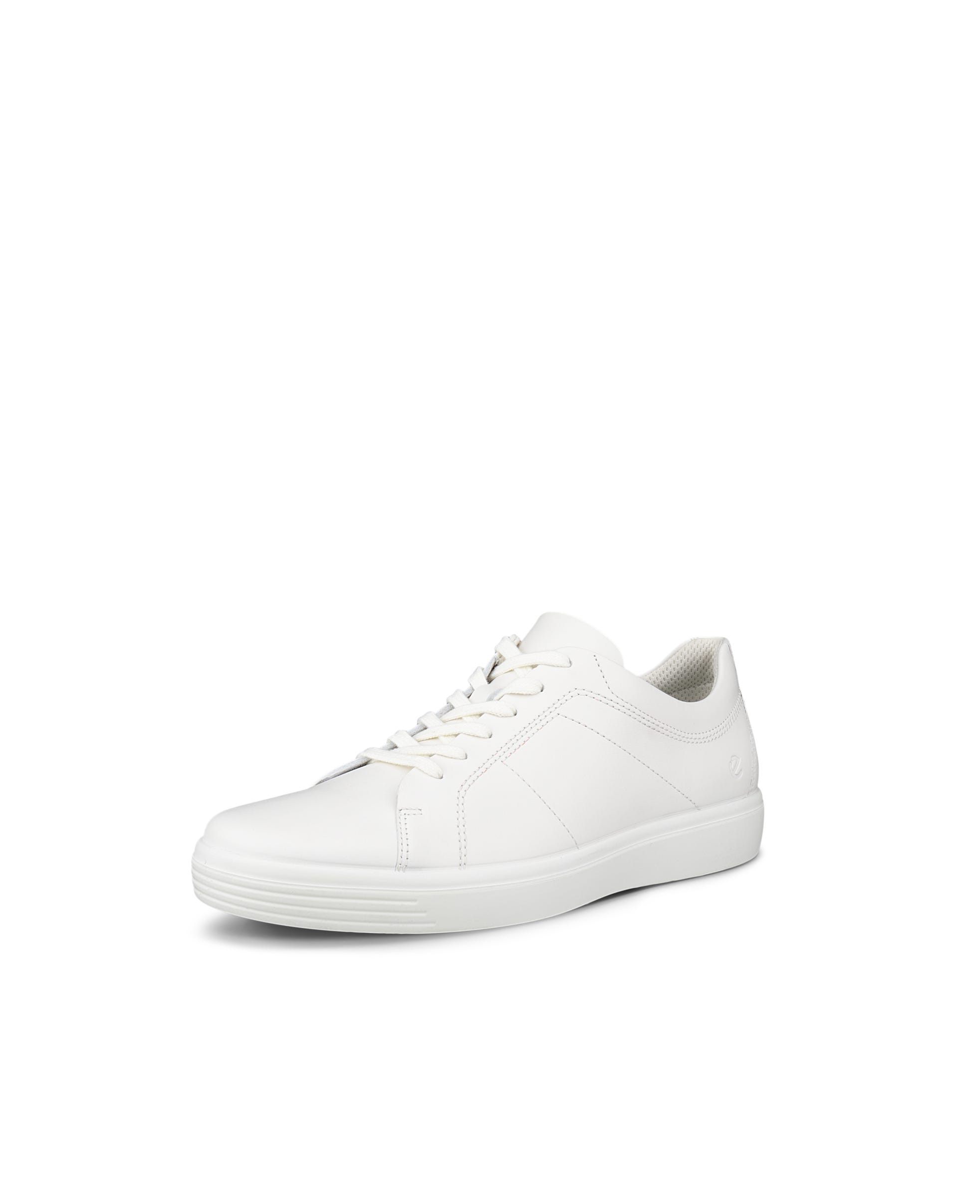 Zapatillas de piel ECCO® CLASSIC SNEAKER para hombre - Blanco - Outside