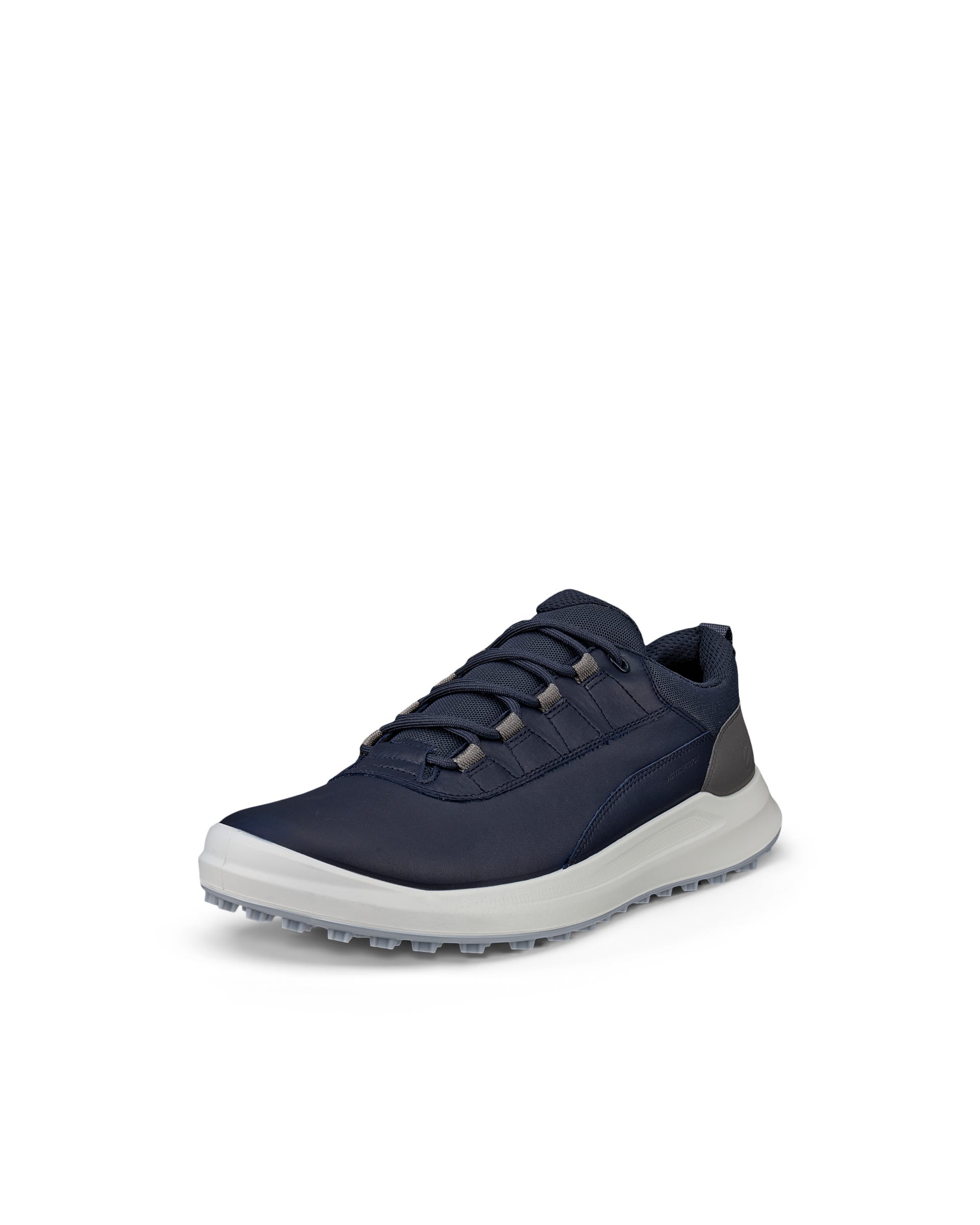 Men's ECCO® GOLF CORE Leather Waterproof Golf Shoe - Blue - Outside