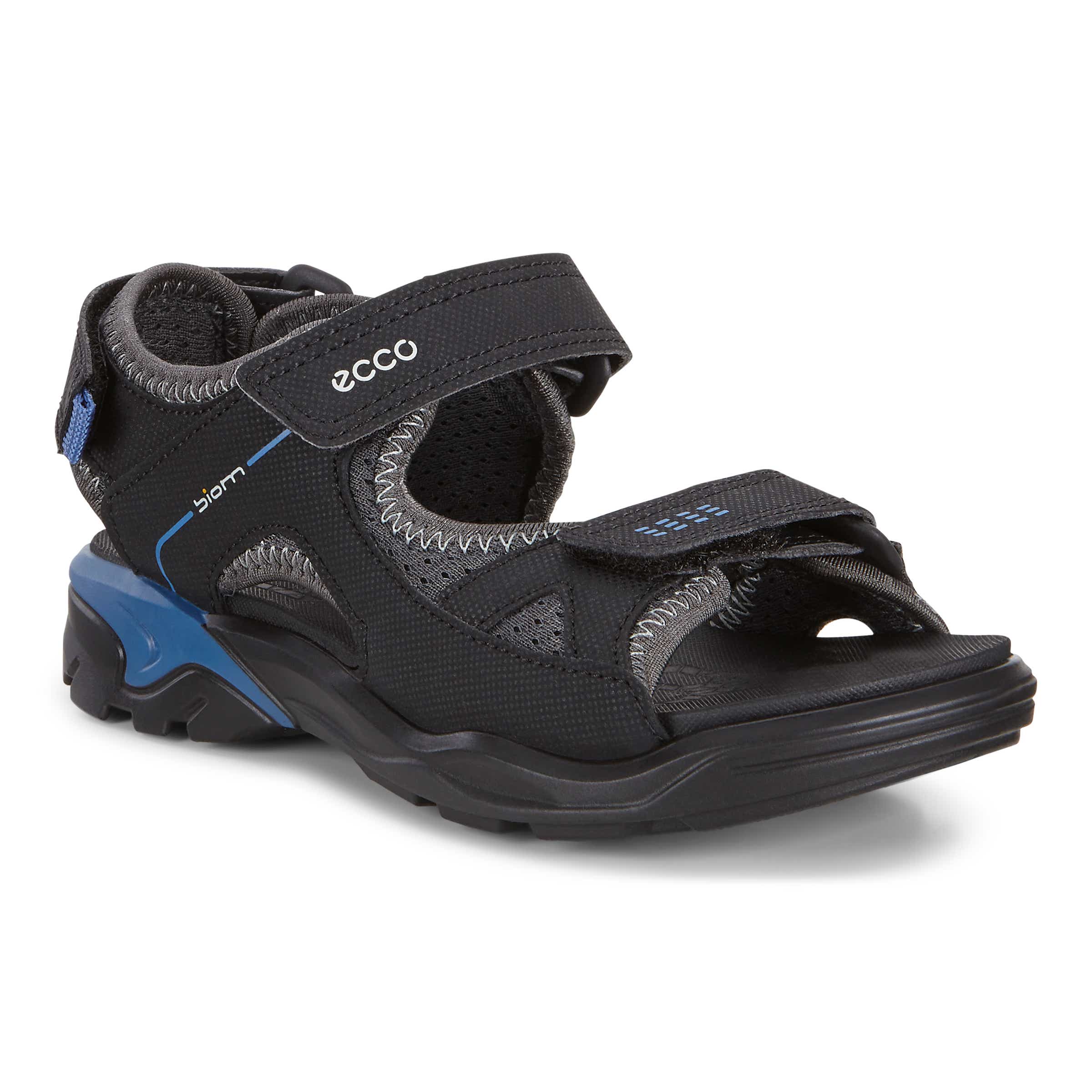 ECCO BIOM Raft Kids Flat Sandals - Black - Main