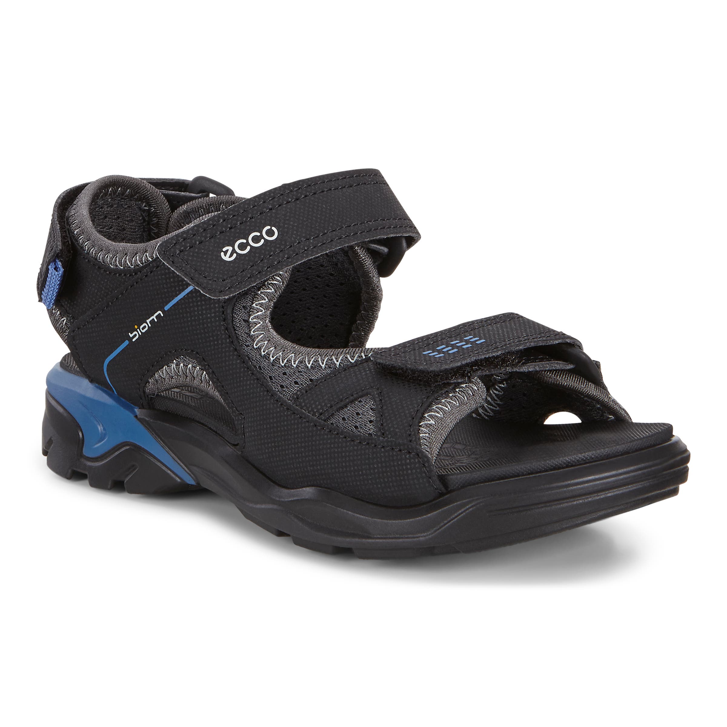 ECCO BIOM Raft Kids Flat Sandals - Black - Main