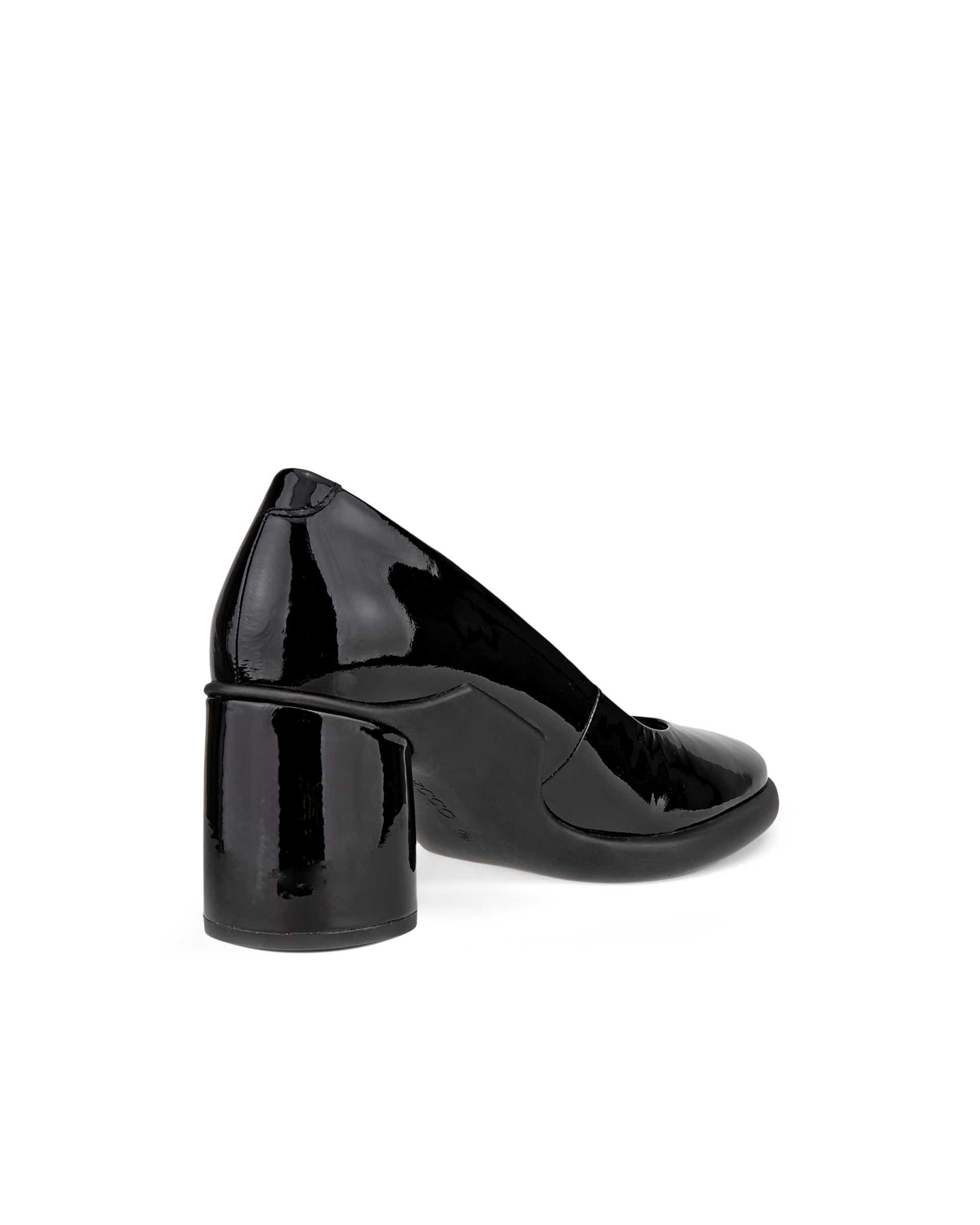 Dámské kožené lodičky na blokovém podpatku ECCO® Sculpted Lx 55 - Černá - Back