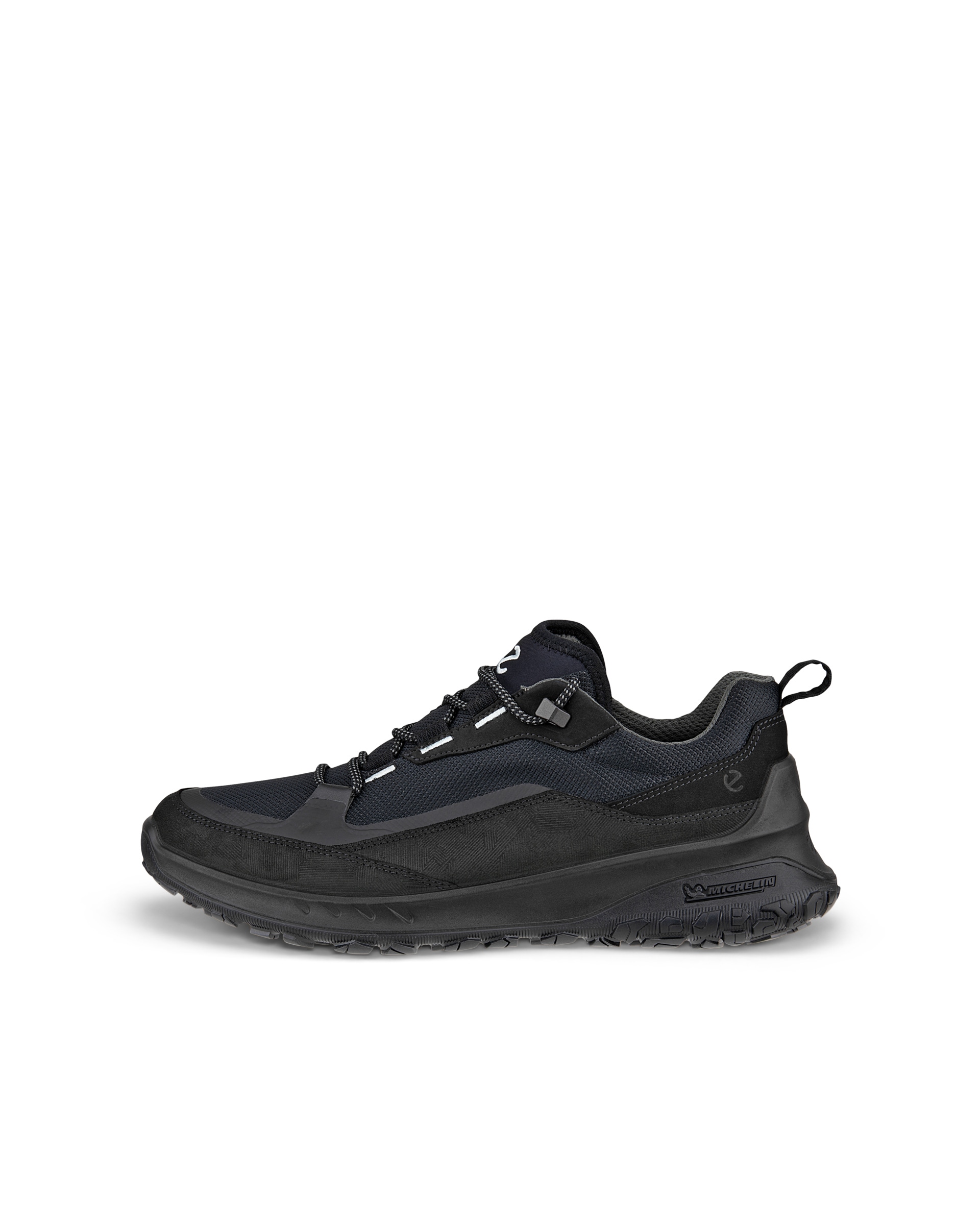 ECCO ULT-TRN Low メンズ ヌバックウォータープルーフハイキングシューズ - ブラック - Outside