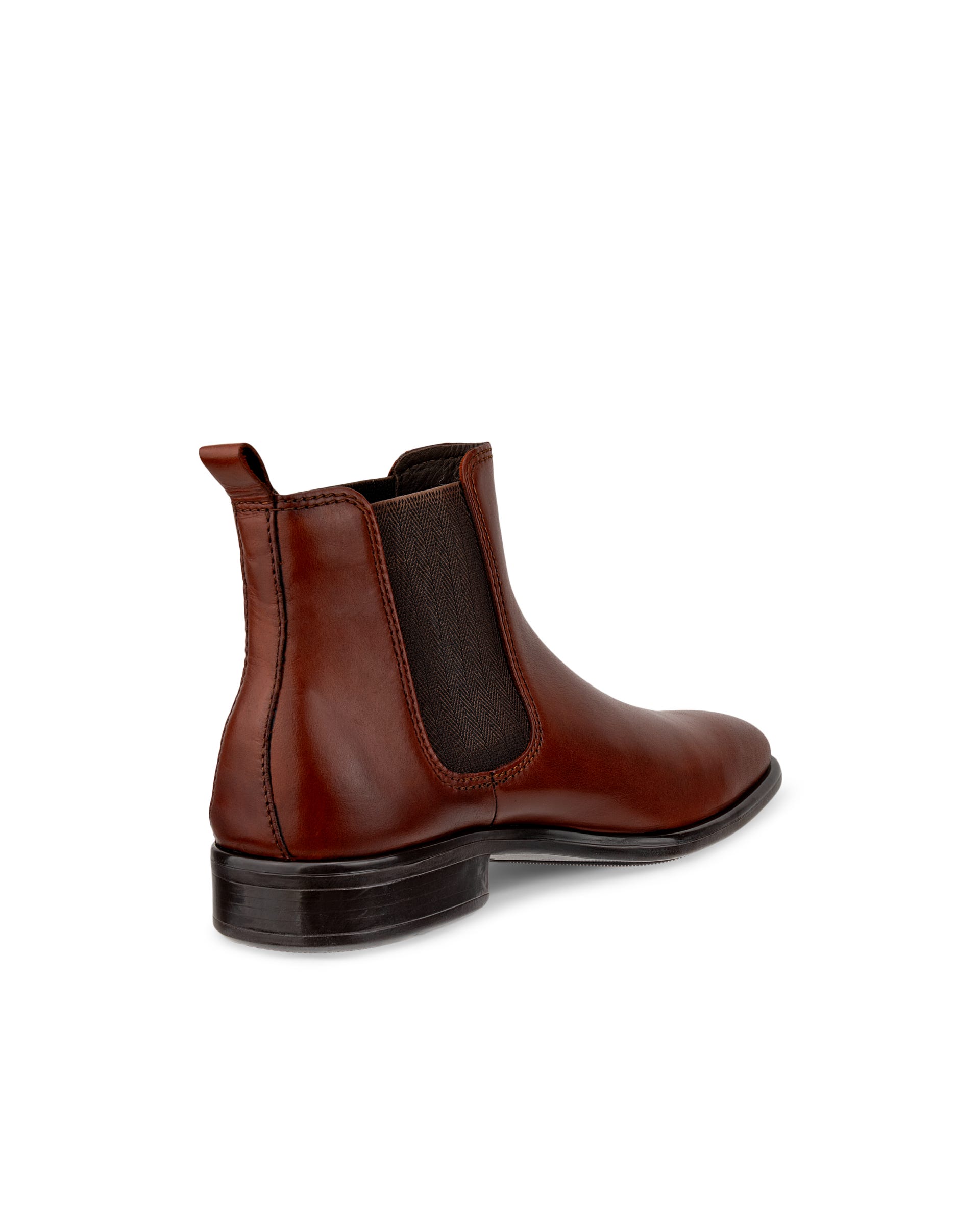 Men's ECCO® Citytray Leather Chelsea Boot - Brown - Back