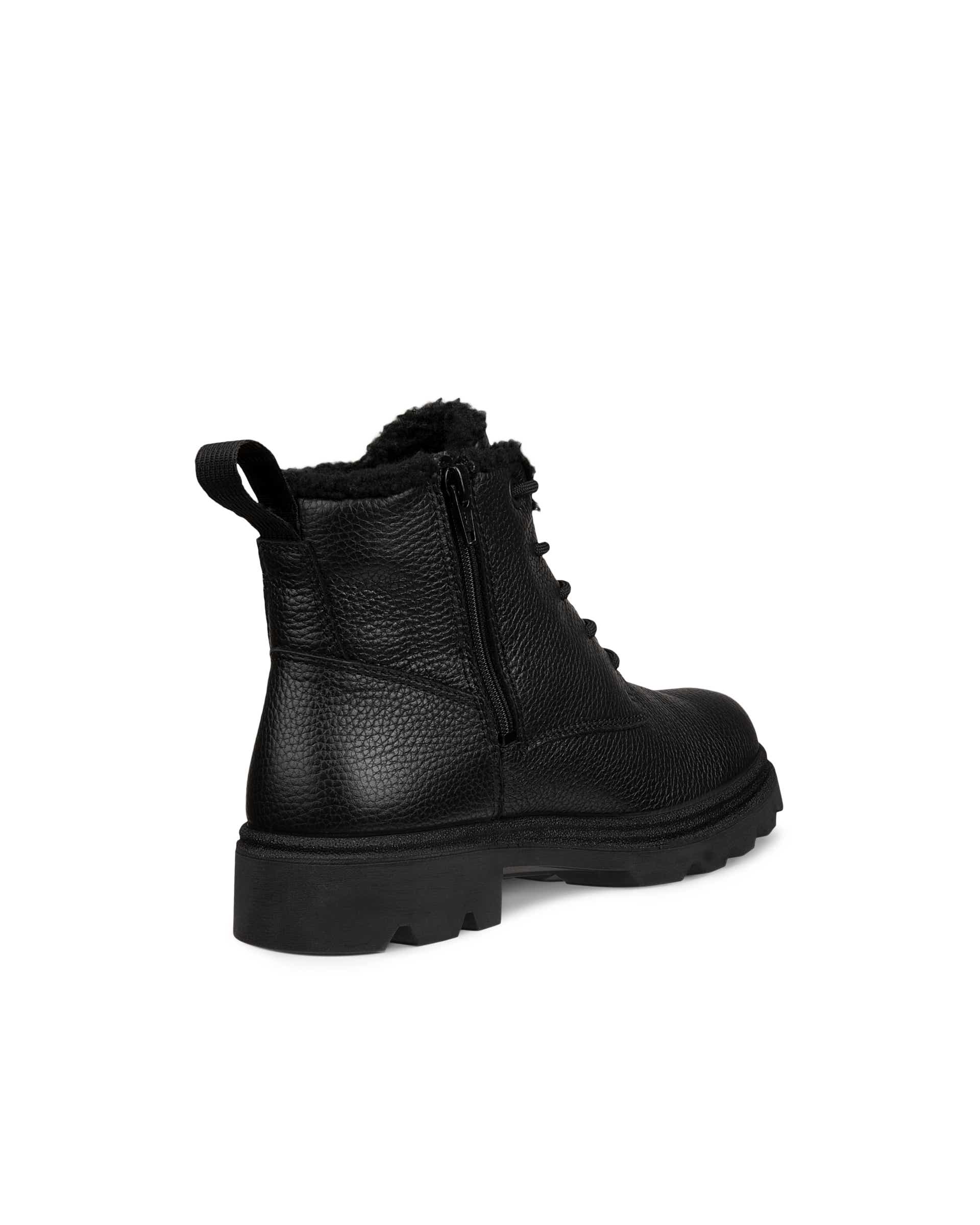 Botas impermeáveis couro mulher ECCO® GRAINER - Preto - Back