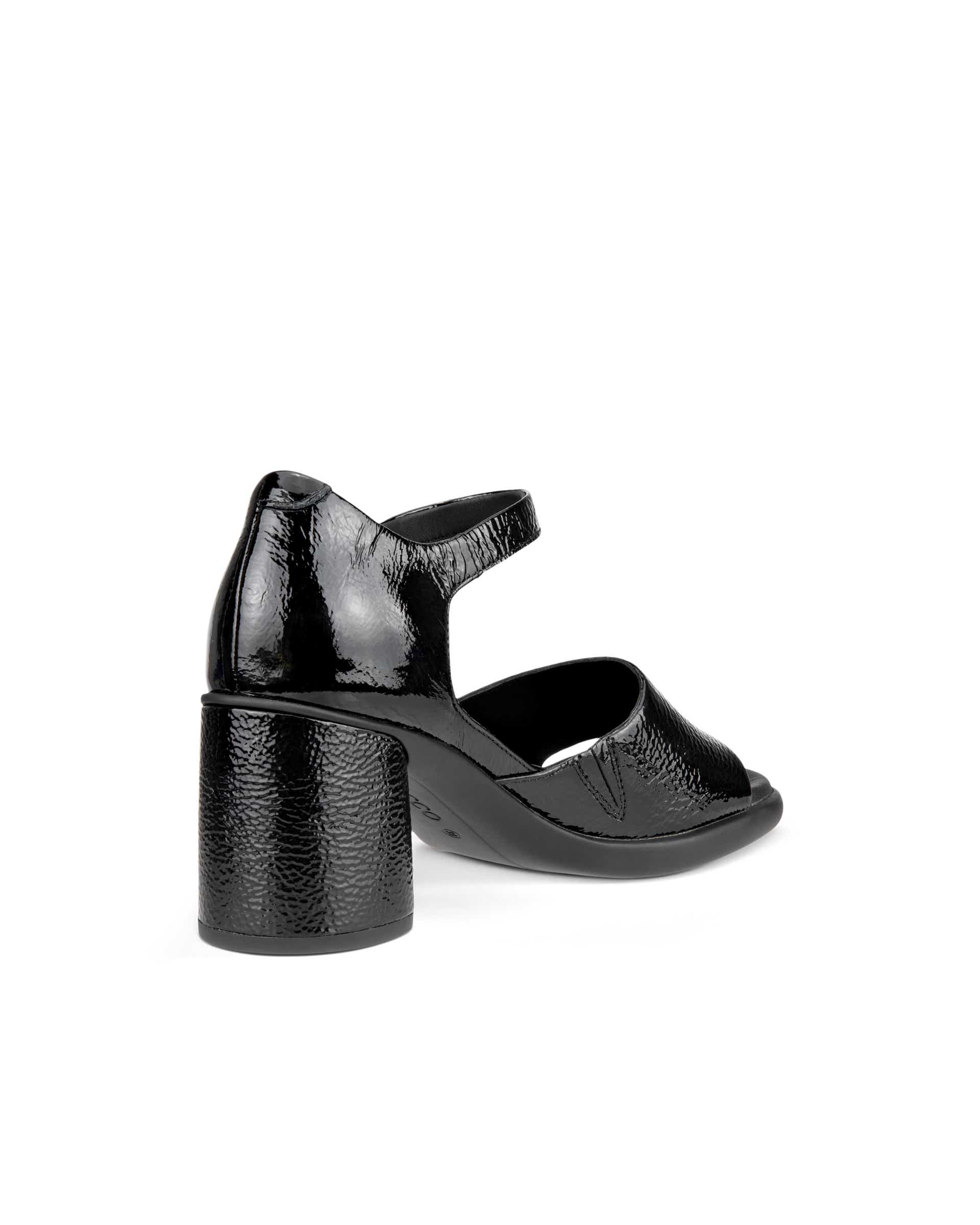 ECCO Sculpted LX 55 ウィメンズ レザーヒールサンダル - ブラック - Back