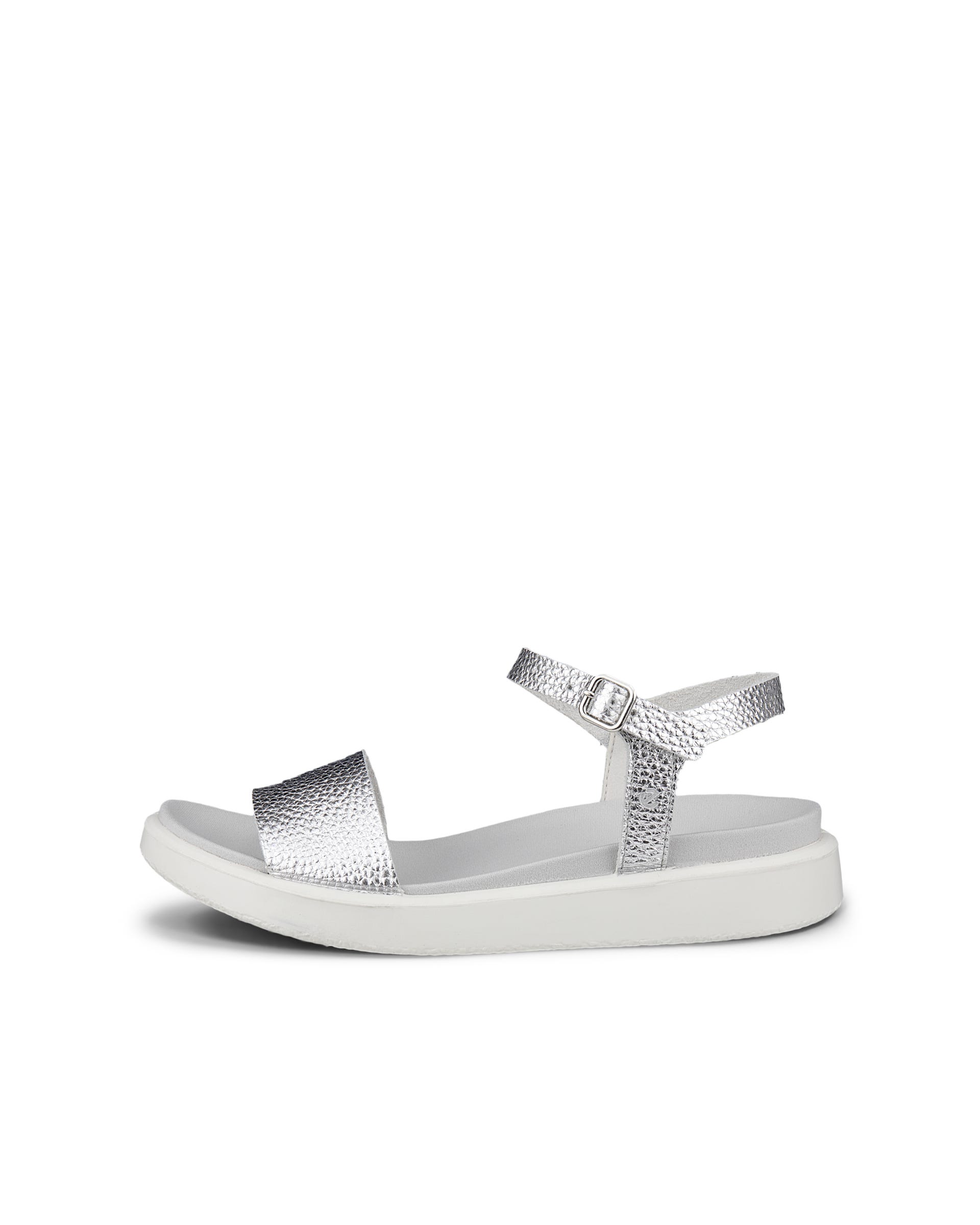 Sandale en cuir Flowt ECCO® pour femmes - Métallique - Outside
