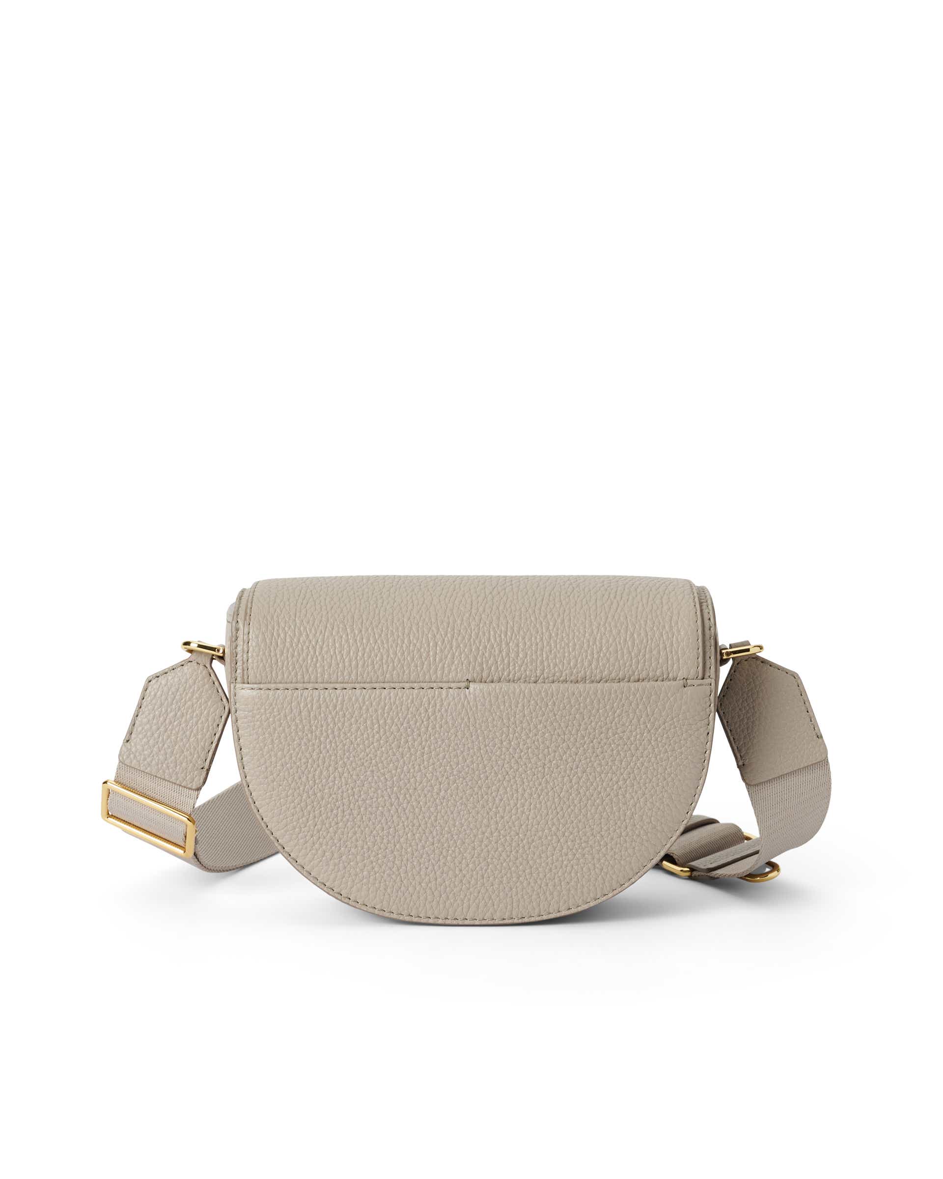 ECCO® Saddle Bag leren crossbodytas - Beige - Back