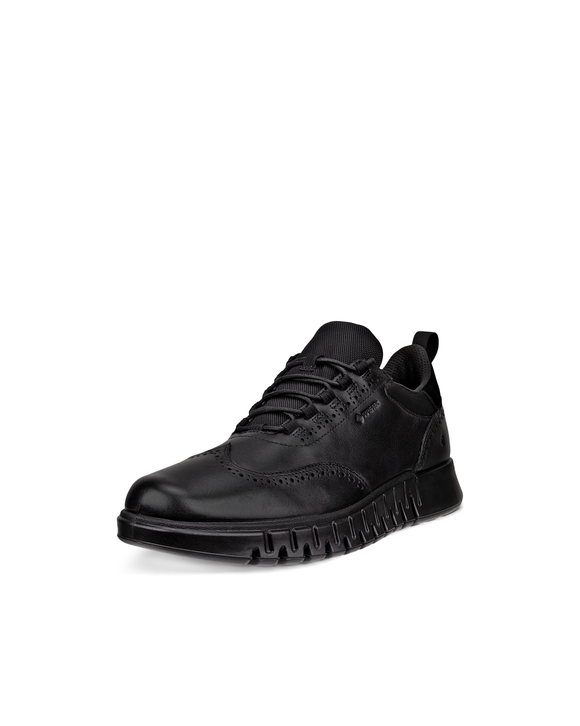 ECCO® GRUUV STUDIO muške kožne cipele Gore-Tex bez vezica - Crna - Main