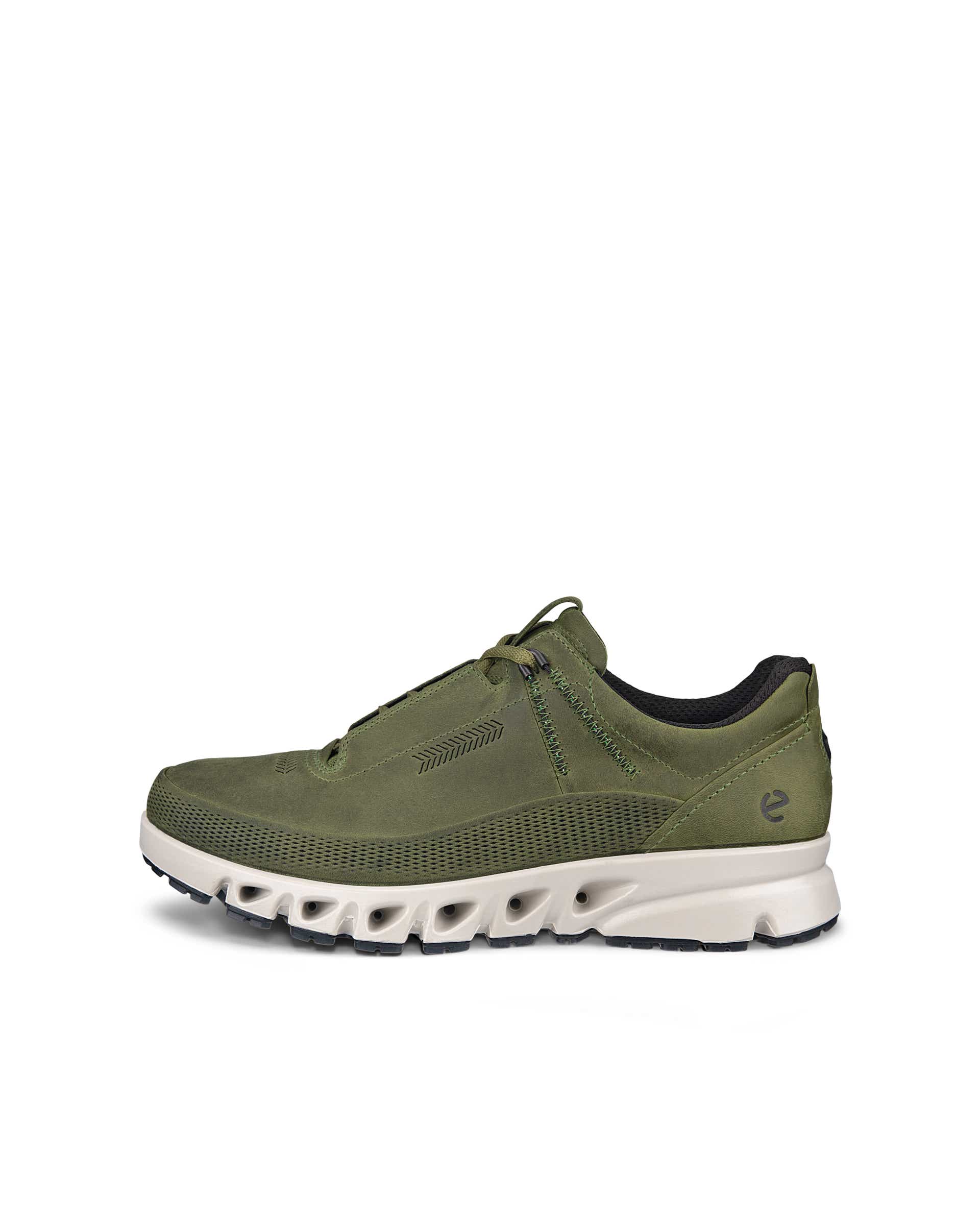 Men's ECCO® Multi-Vent Nubuck Gore-Tex Shoe - Green - Outside