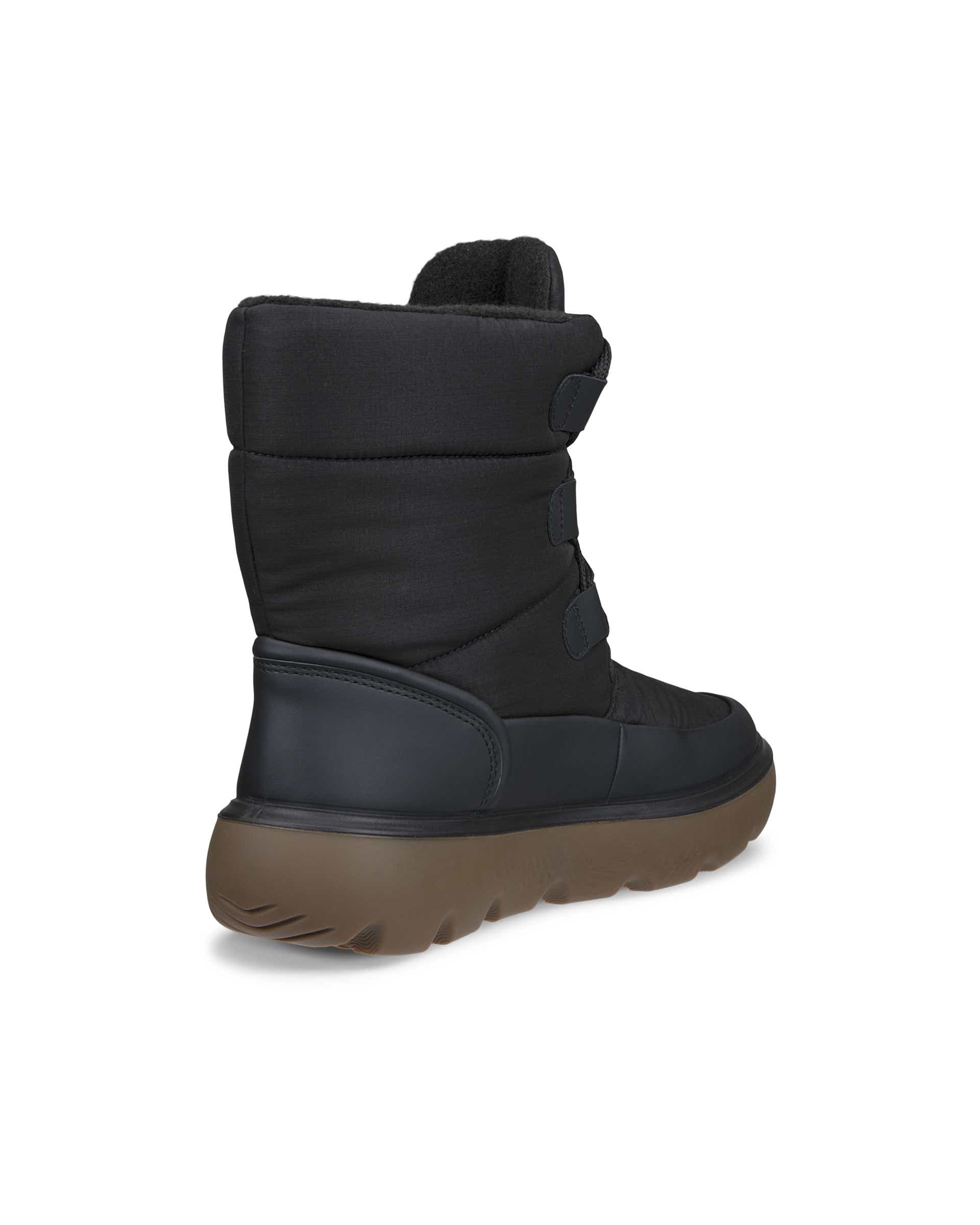 Women's ECCO® GLACIA Textile Gore-Tex Winter Boot - Black - Back