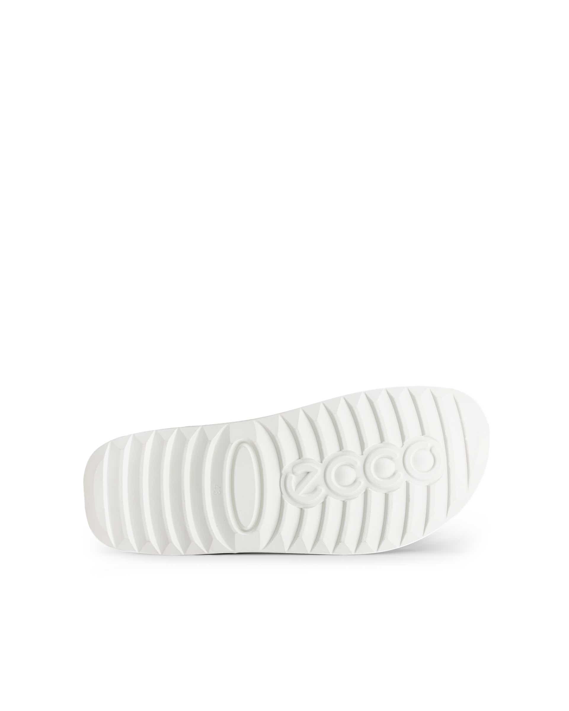 ECCO Cozmo メンズ レザーモックトゥシューズ - ホワイト - Sole