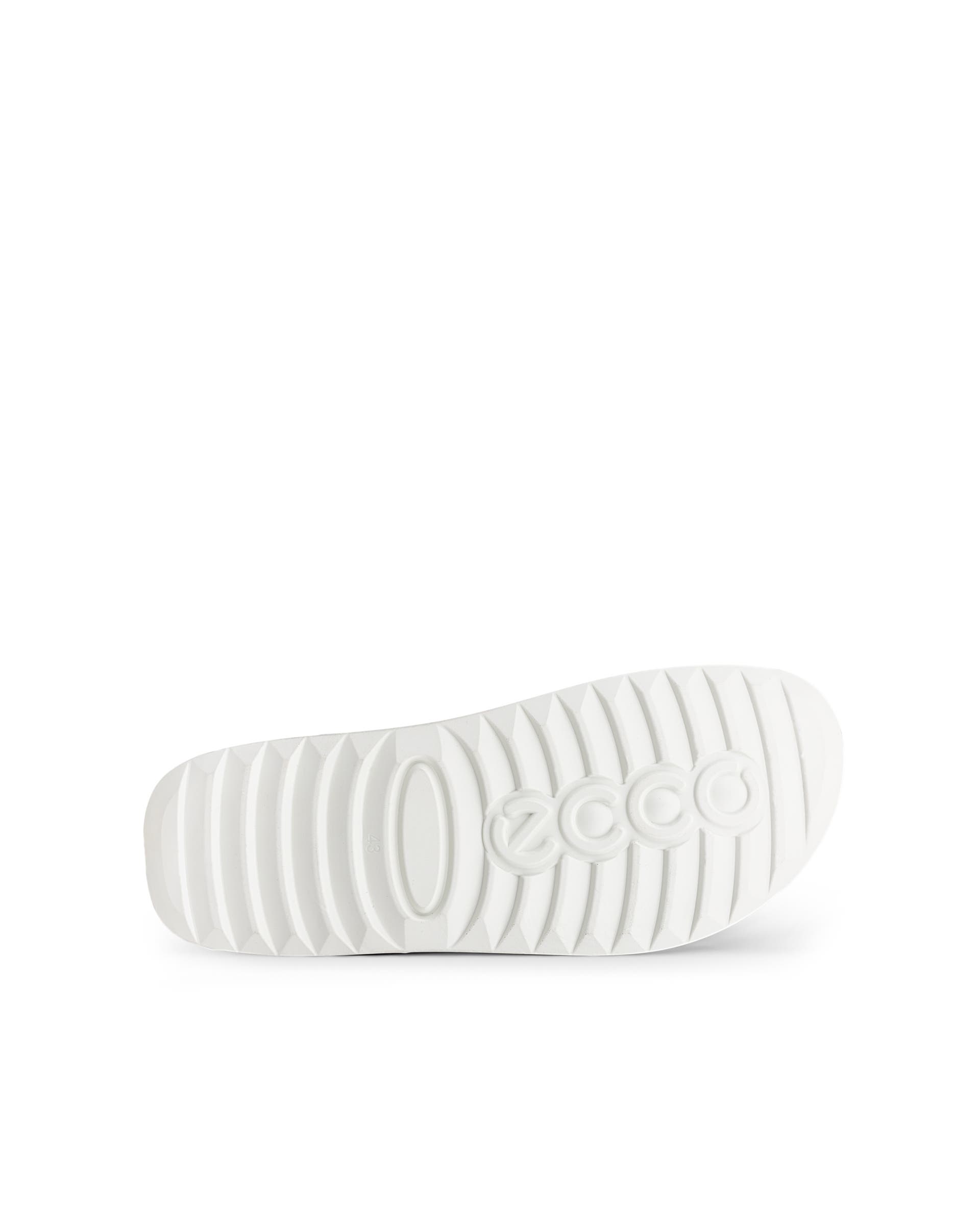 ECCO Cozmo メンズ レザーモックトゥシューズ - ホワイト - Sole