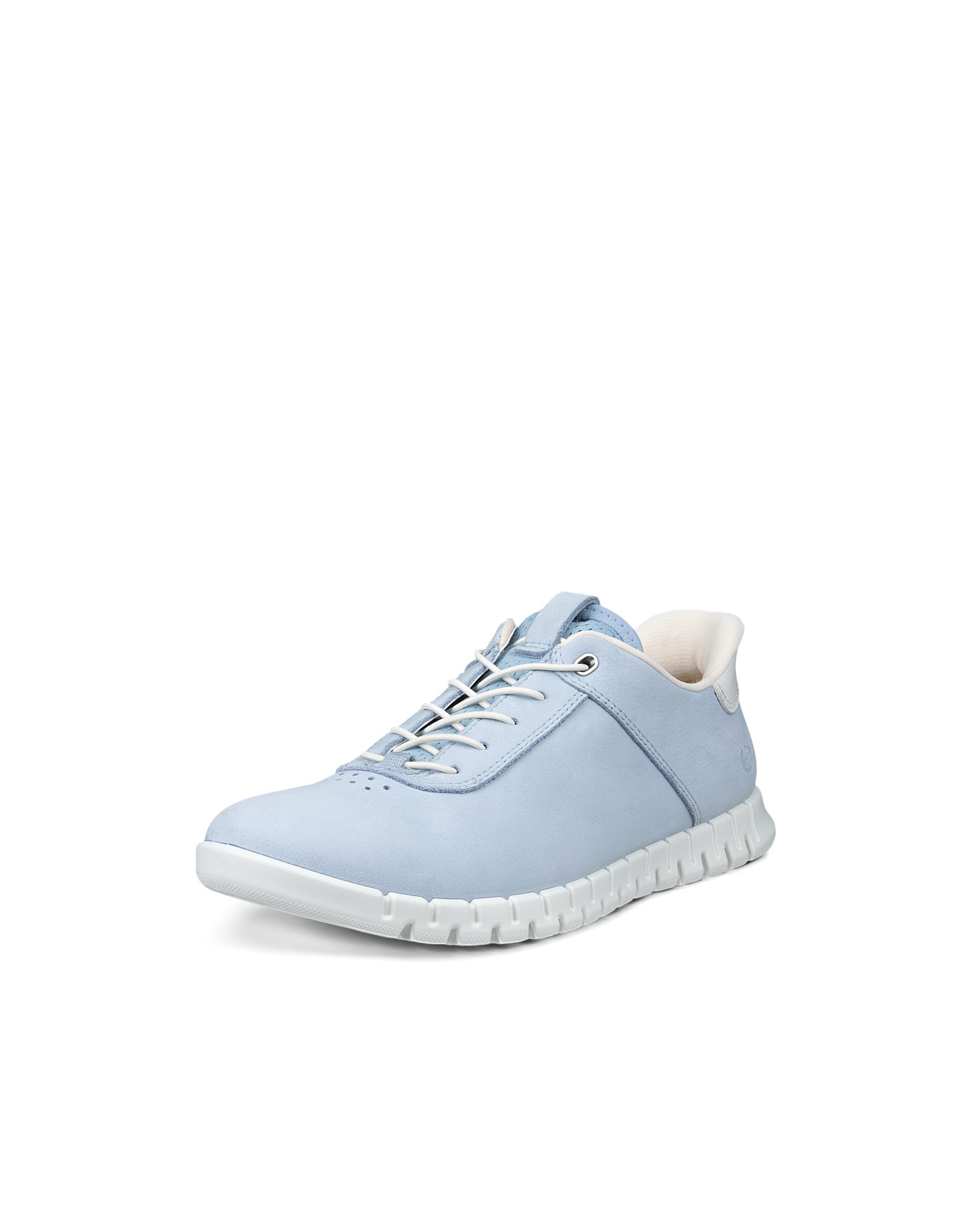 ECCO® GRUUV LITE Damen Nubuk-Schnürschuh - Blau - Main