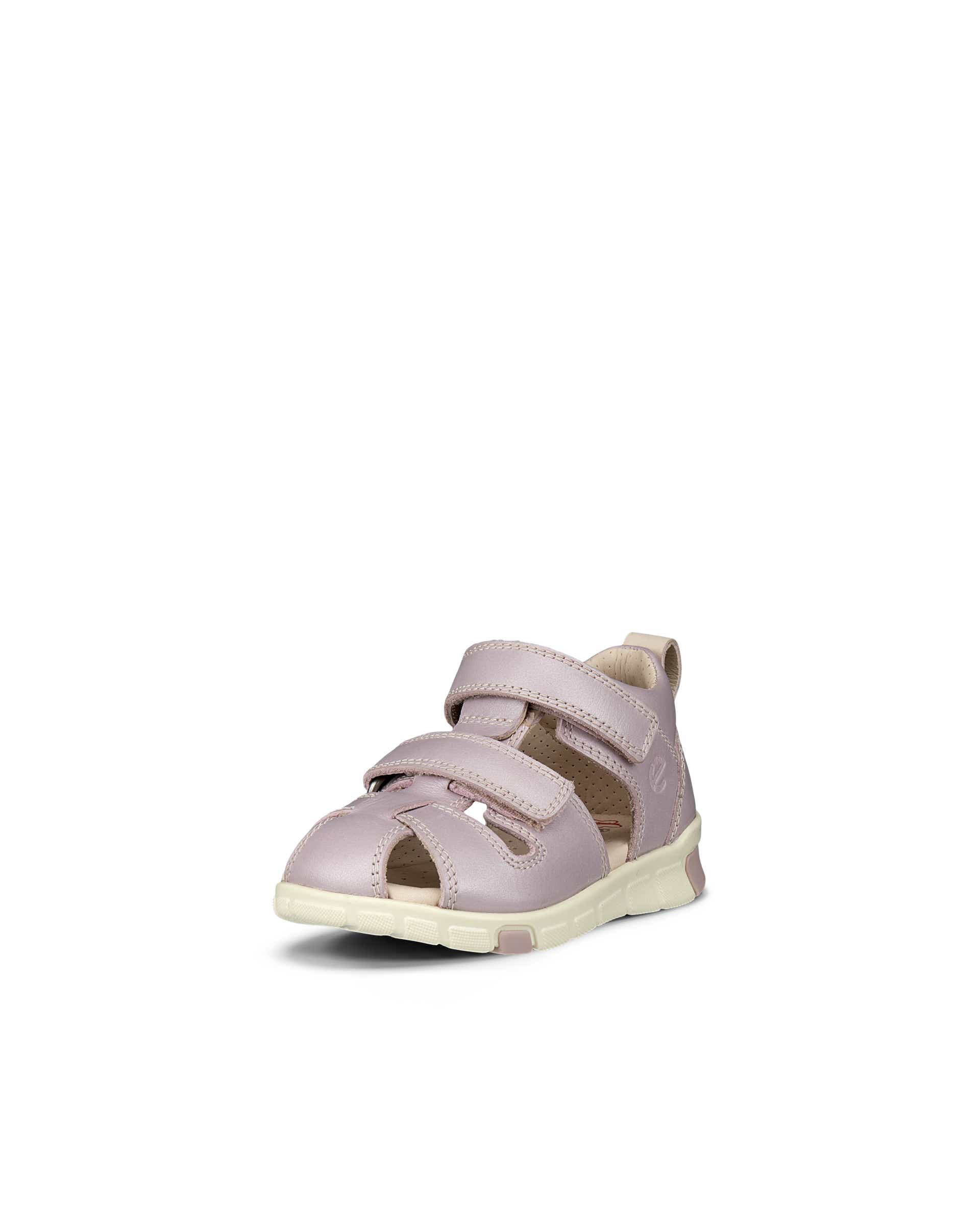 ECCO® Mini Stride sandale fisherman en cuir pour enfant - Rose - Main